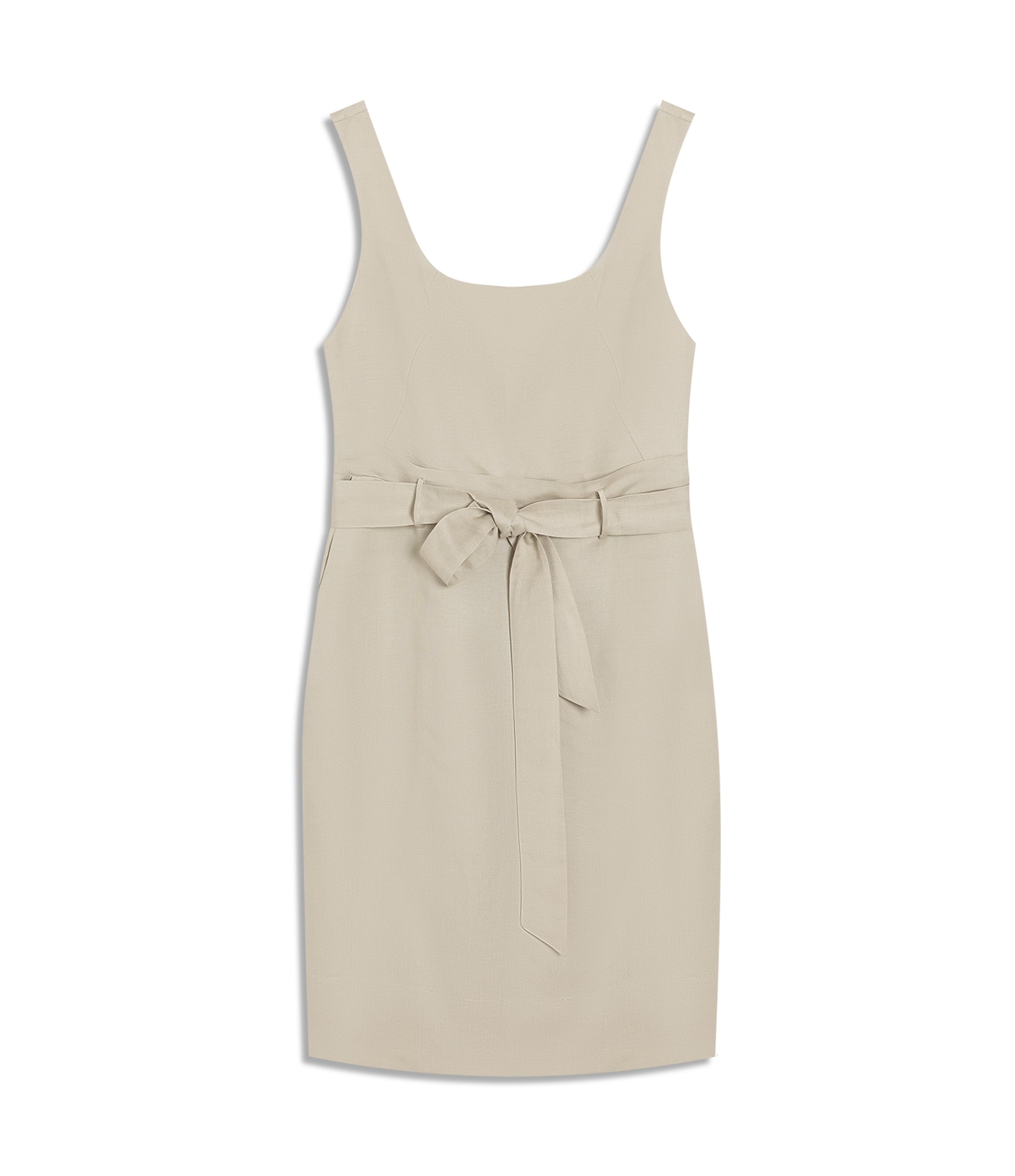 Vestido Linho  Atlas Bege