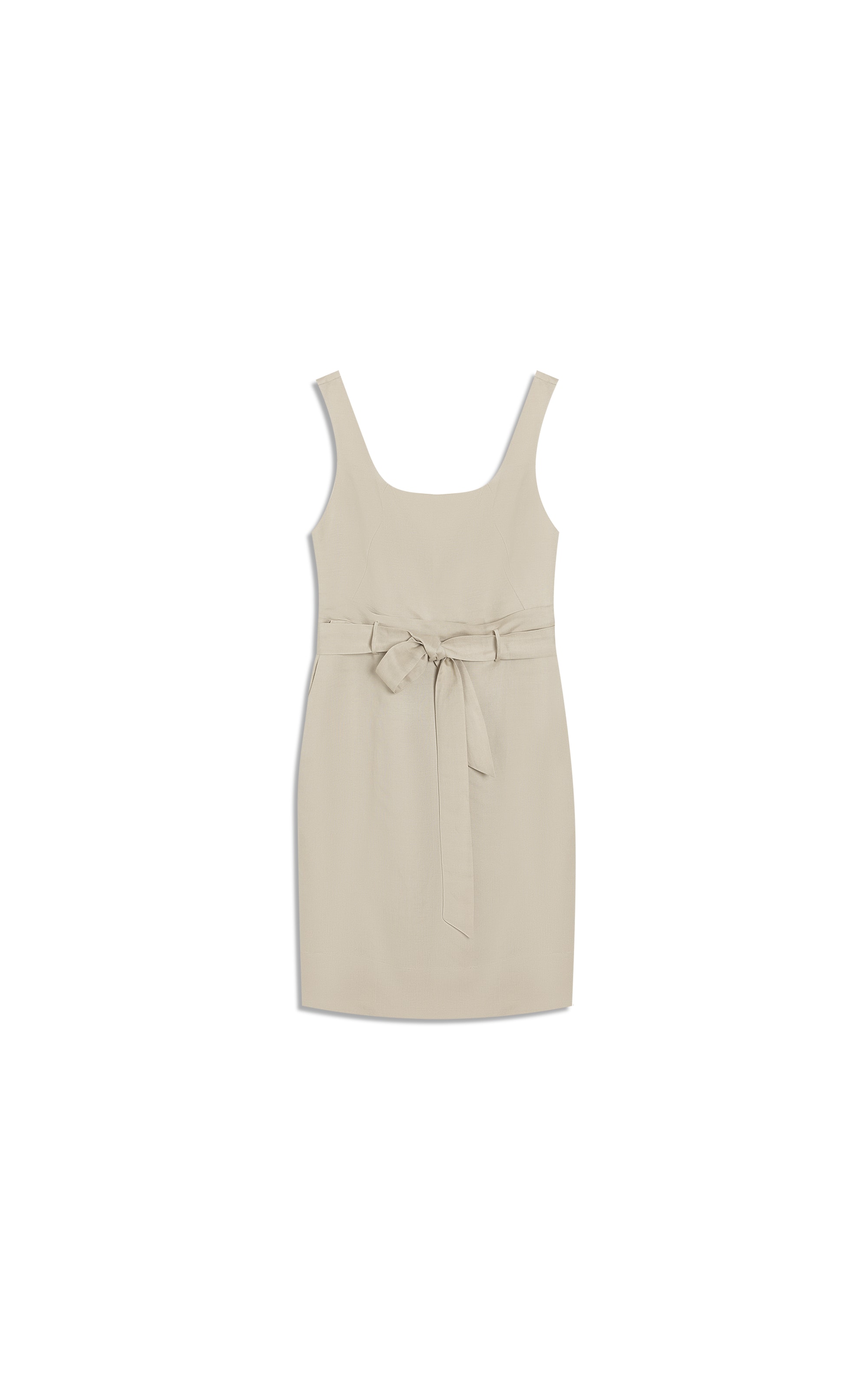 Vestido Linho  Atlas Bege