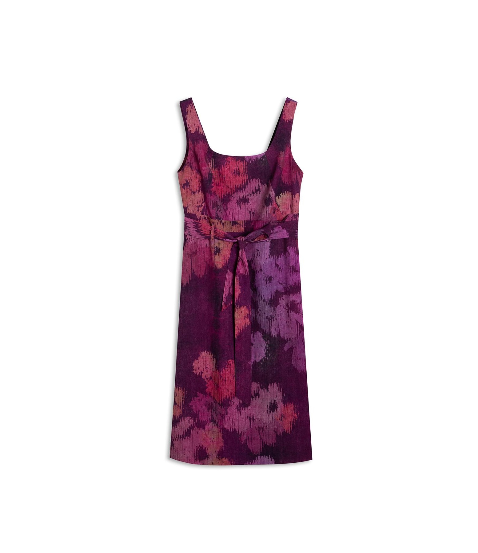 Vestido Linho  Atlas  Est Velvet Beringela