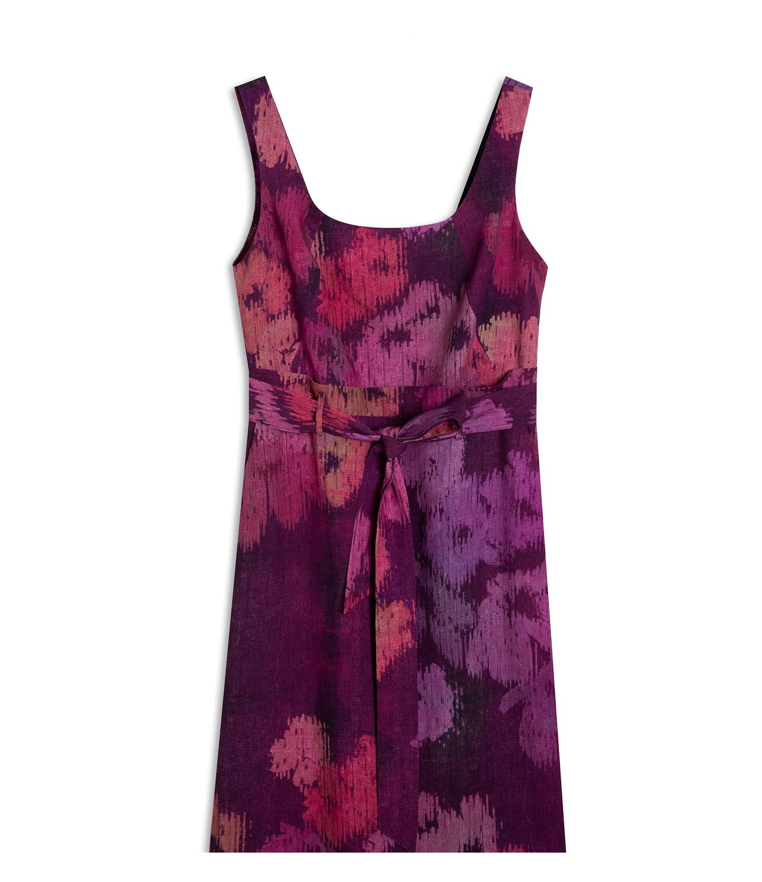 Vestido Linho  Atlas  Est Velvet Beringela