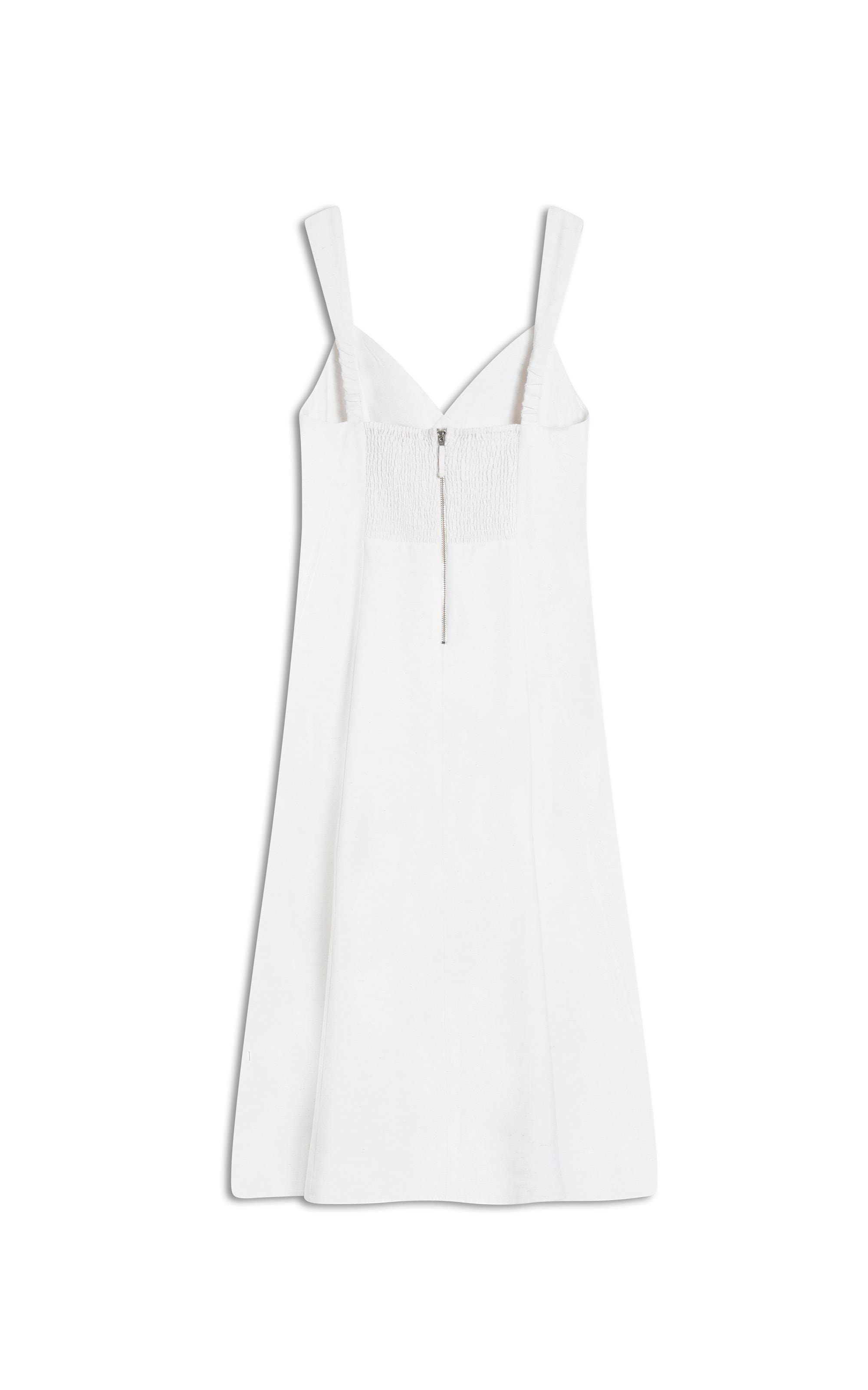 Vestido Linho  Balsas  Liso Off White