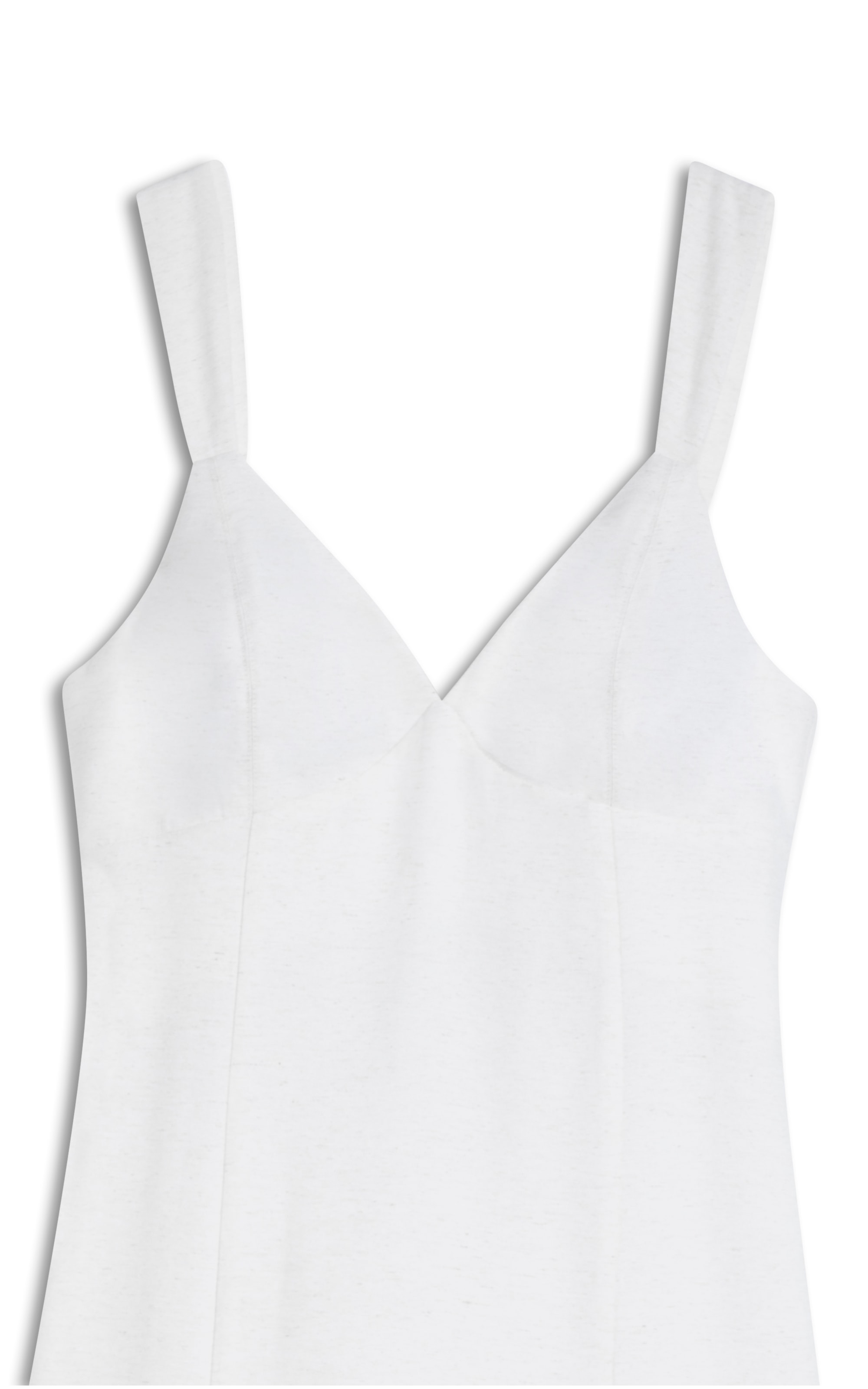 Vestido Linho  Balsas  Liso Off White