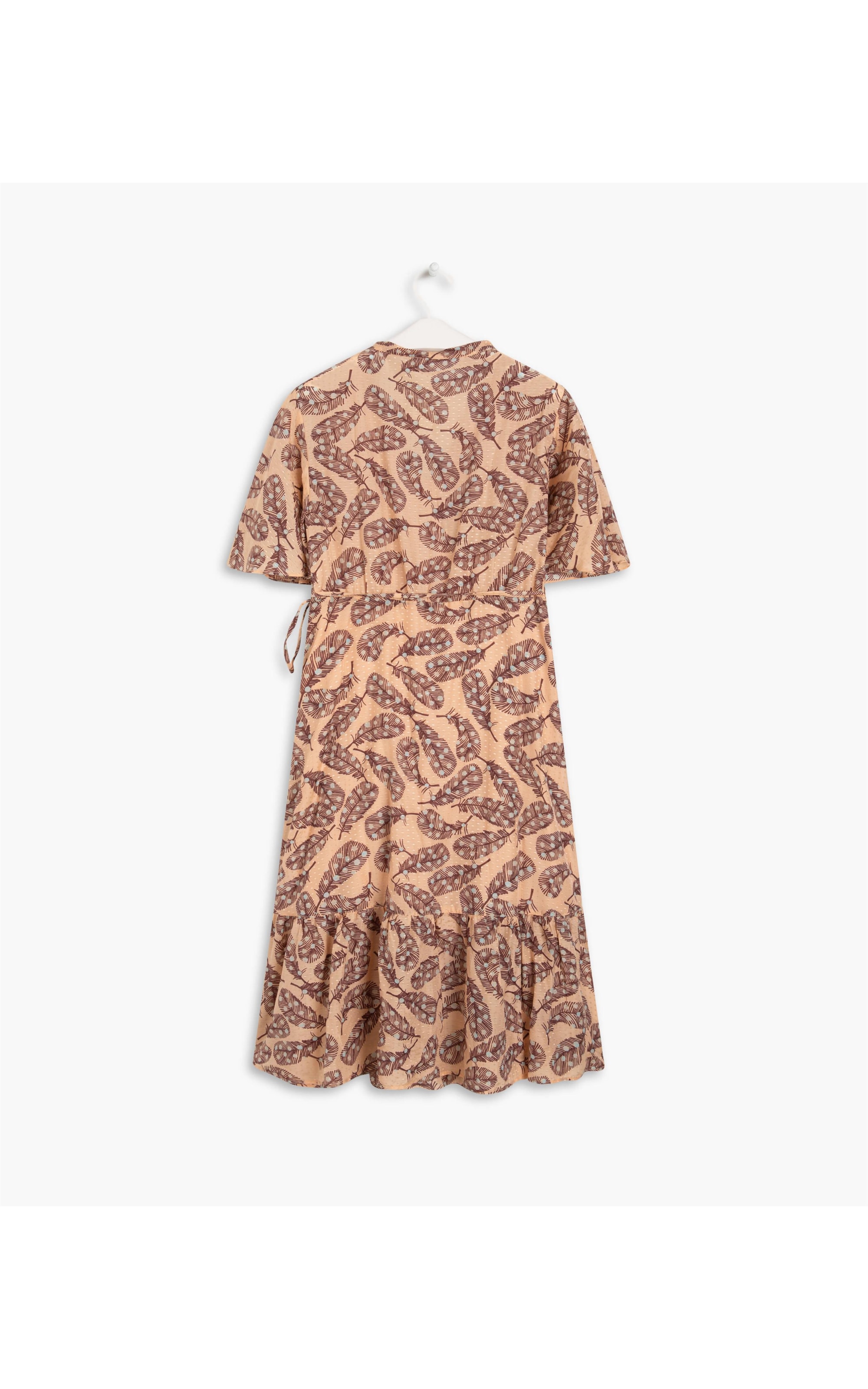 Vestido Linho  Banks Est Pena Areia