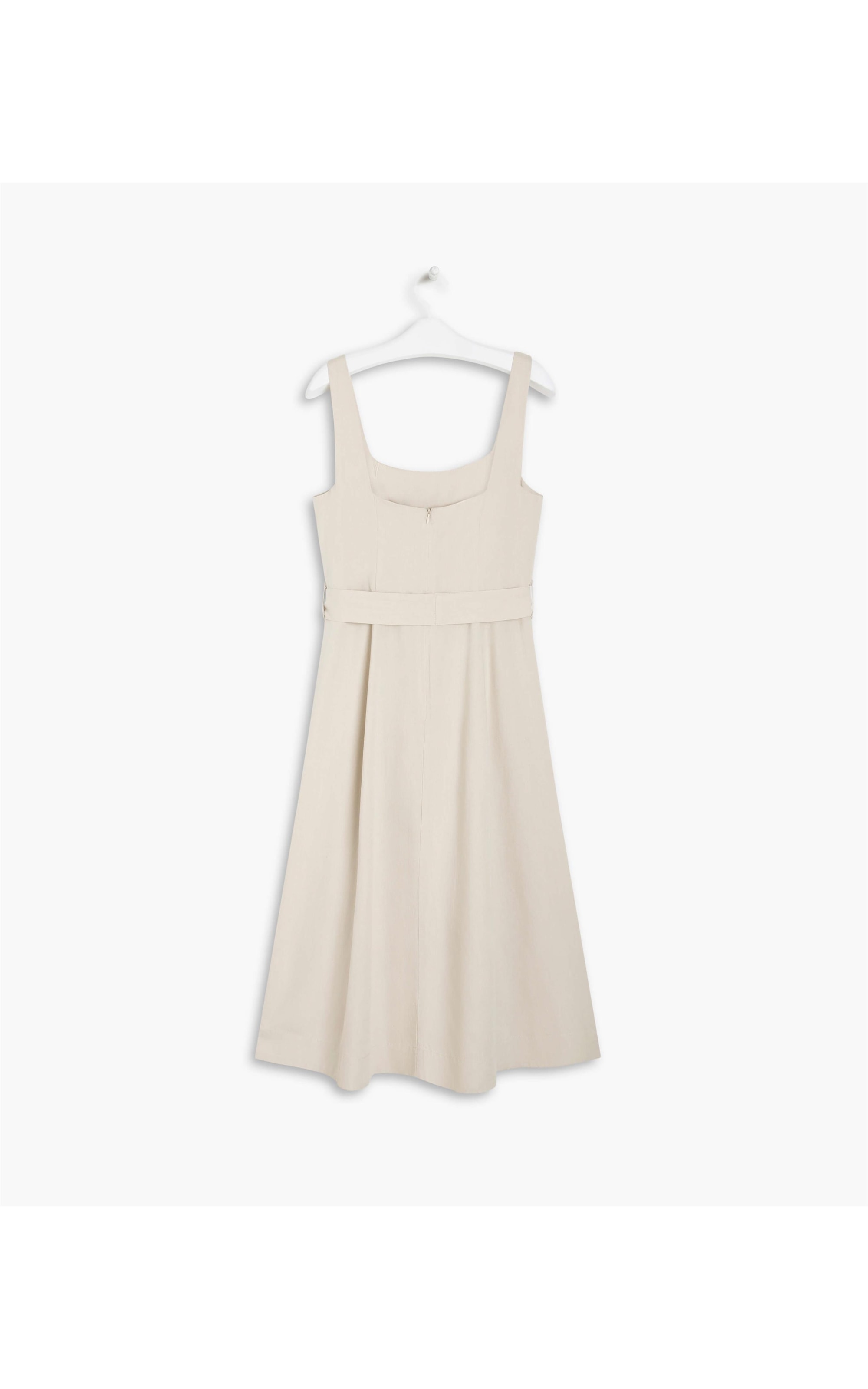 Vestido Linho  Bethânia  Liso Natural