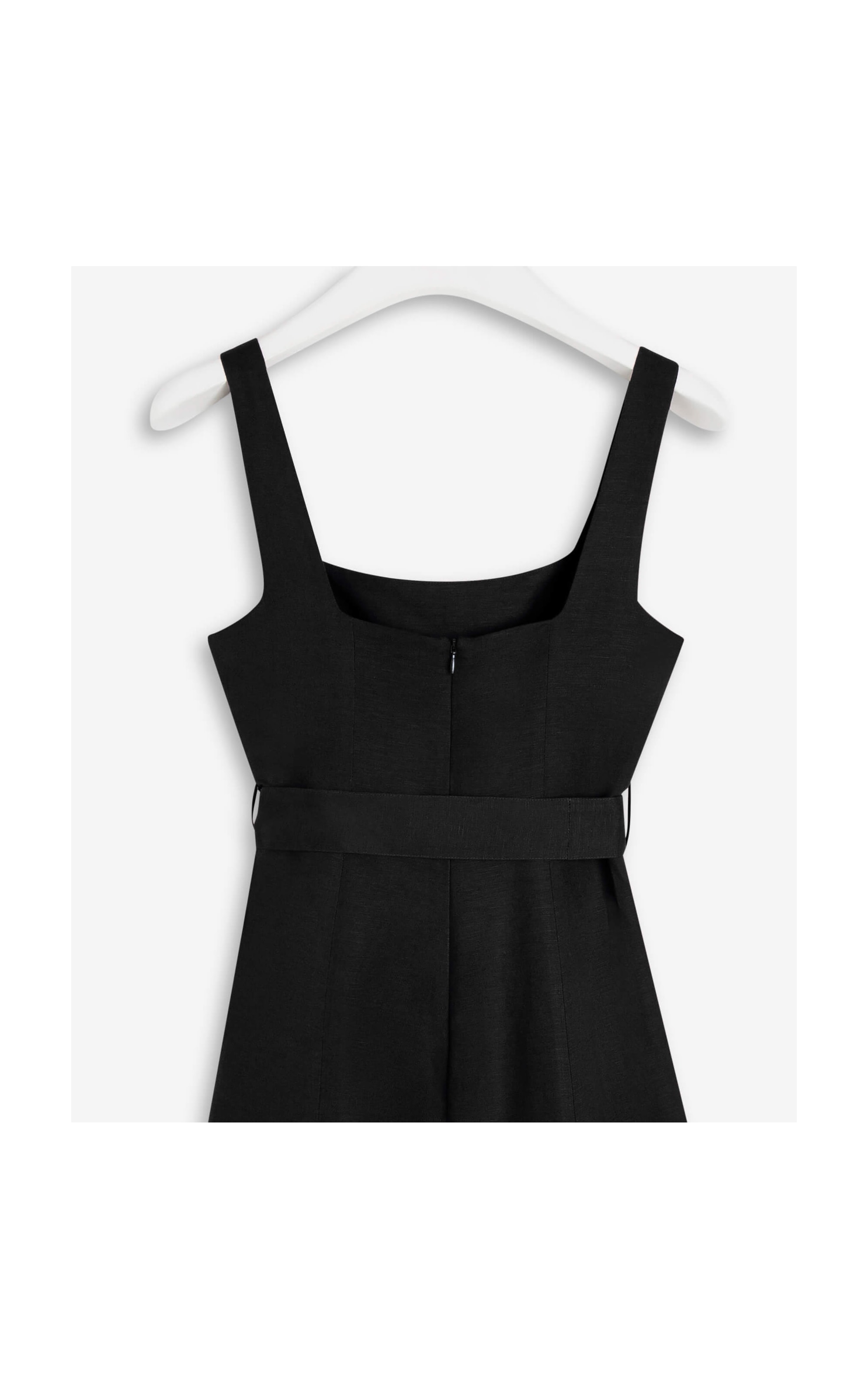 Vestido Linho  Bethânia  Liso Preto