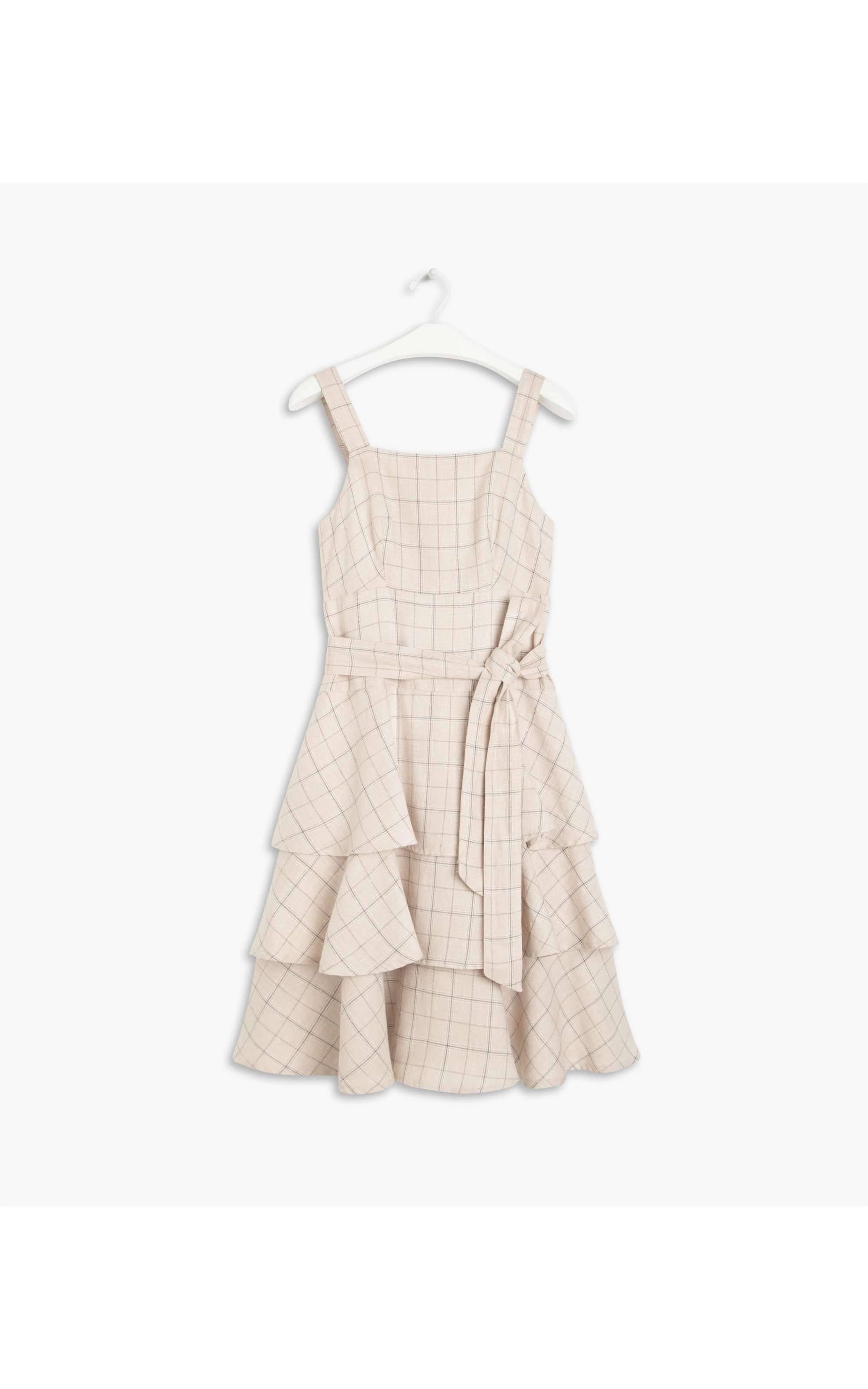 Vestido Linho  Betina Classic Checks  Ft Mouse