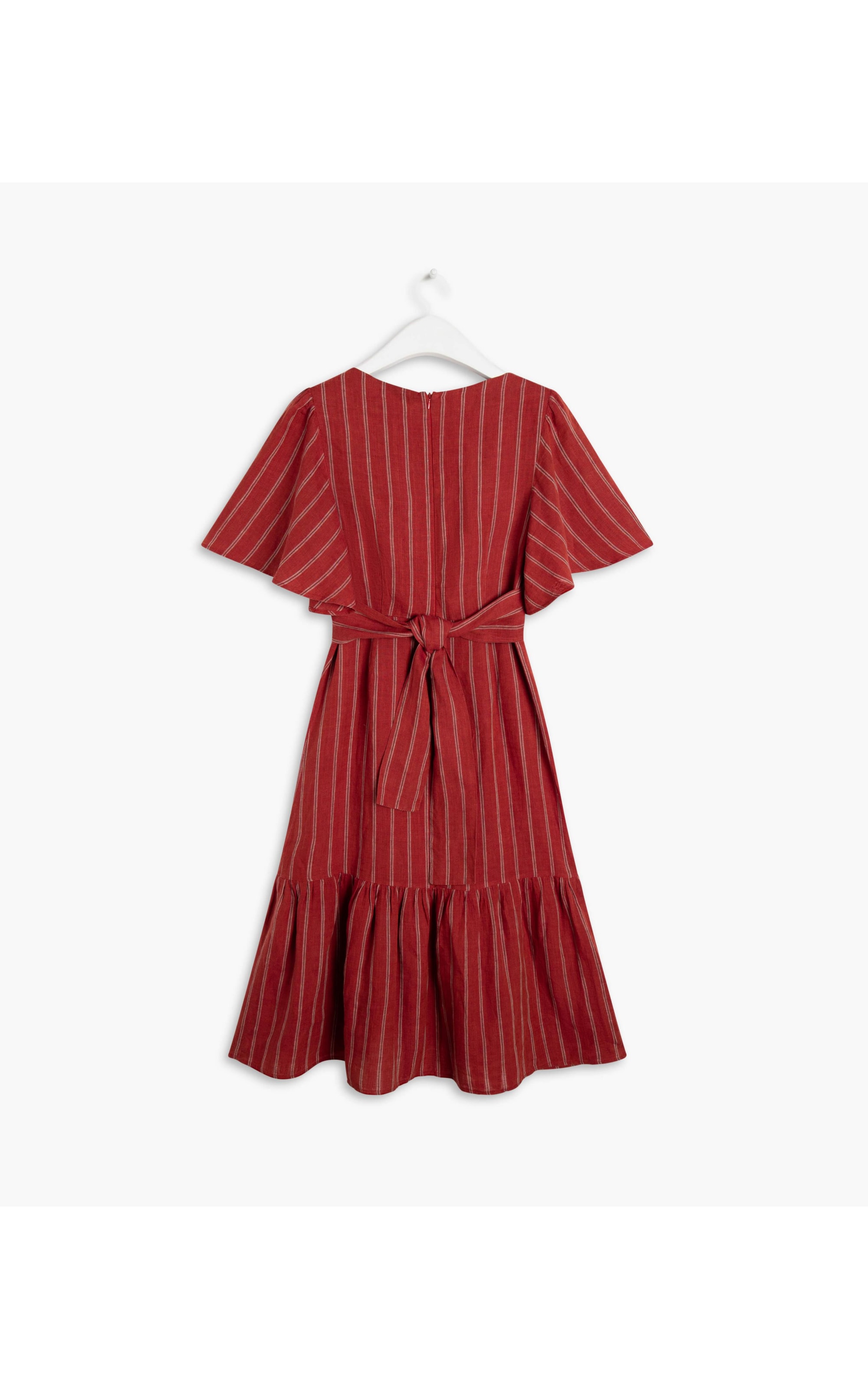Vestido Linho  Brigite  Liso Vinho