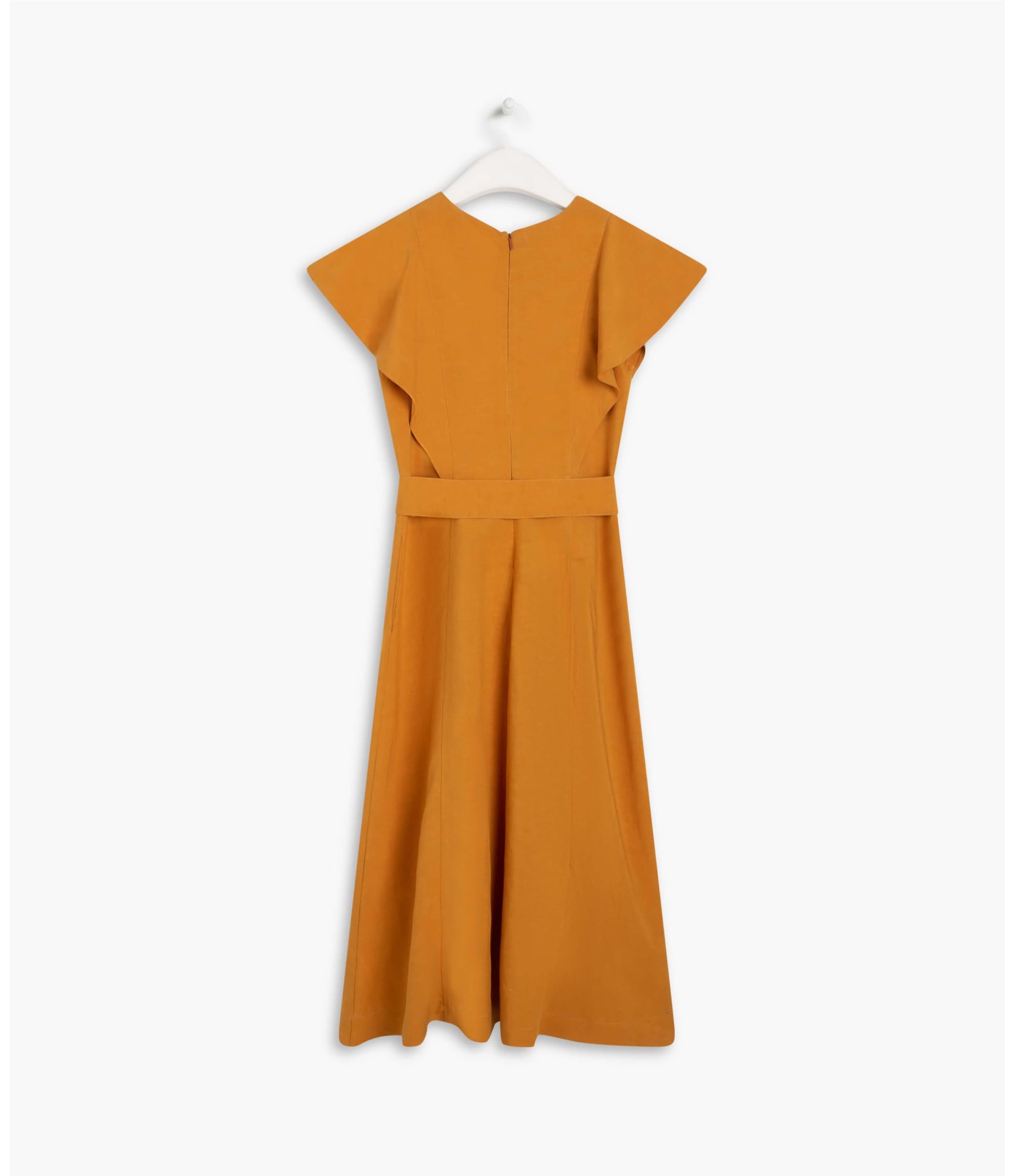 Vestido Linho  Carmini Mostarda