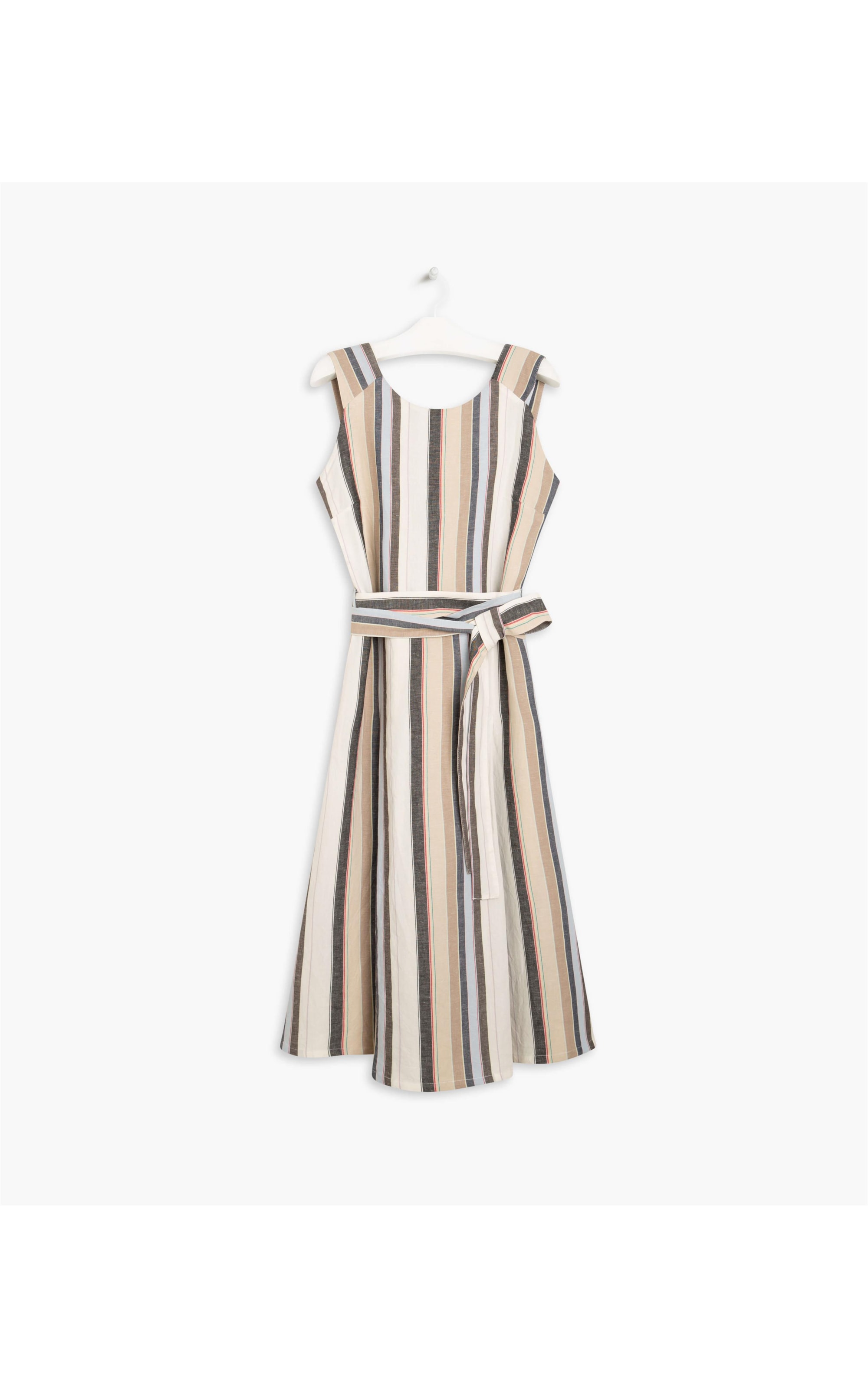 Vestido Linho  Glorinha  Ft Listrado Marinho