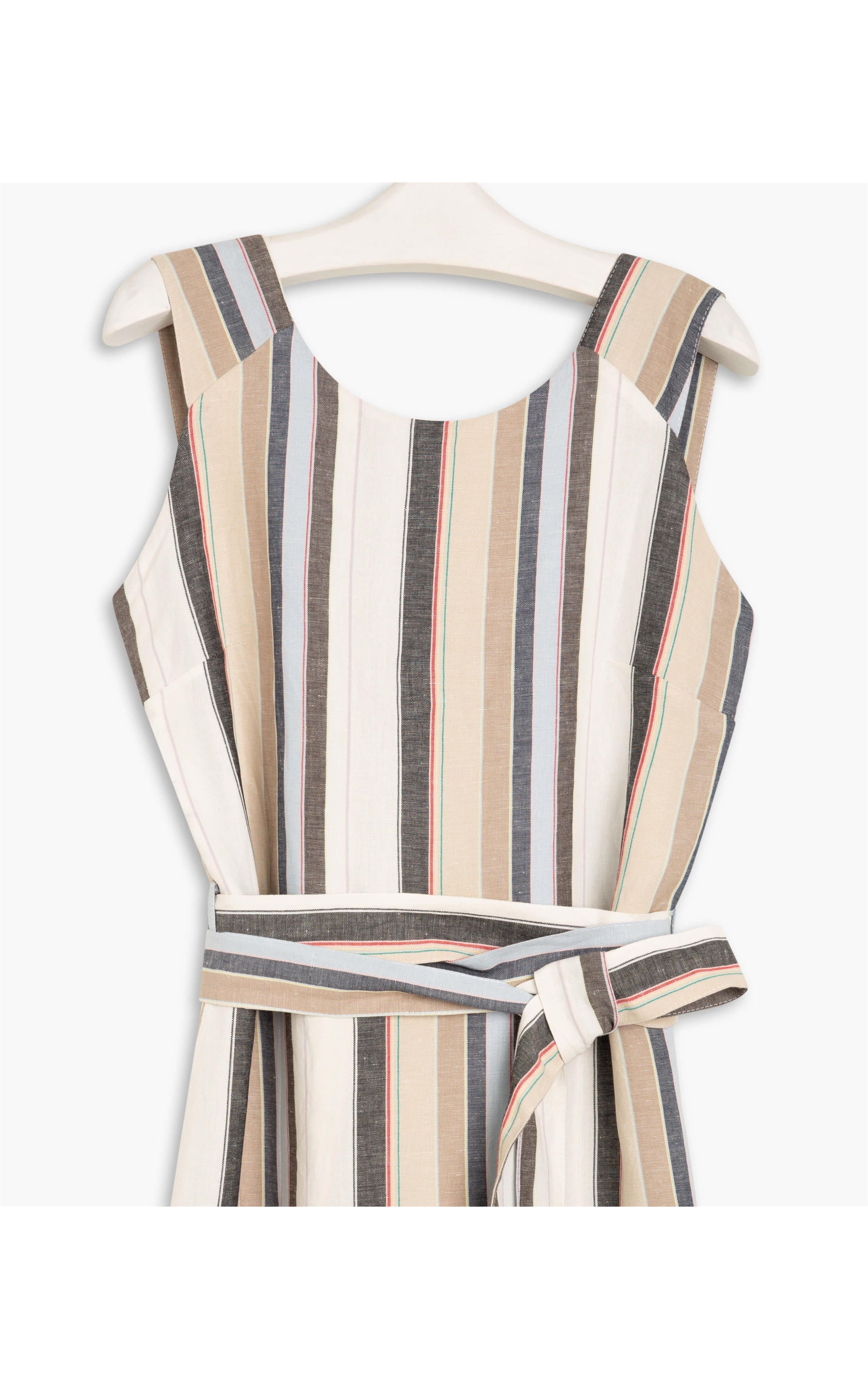 Vestido Linho  Glorinha  Ft Listrado Marinho