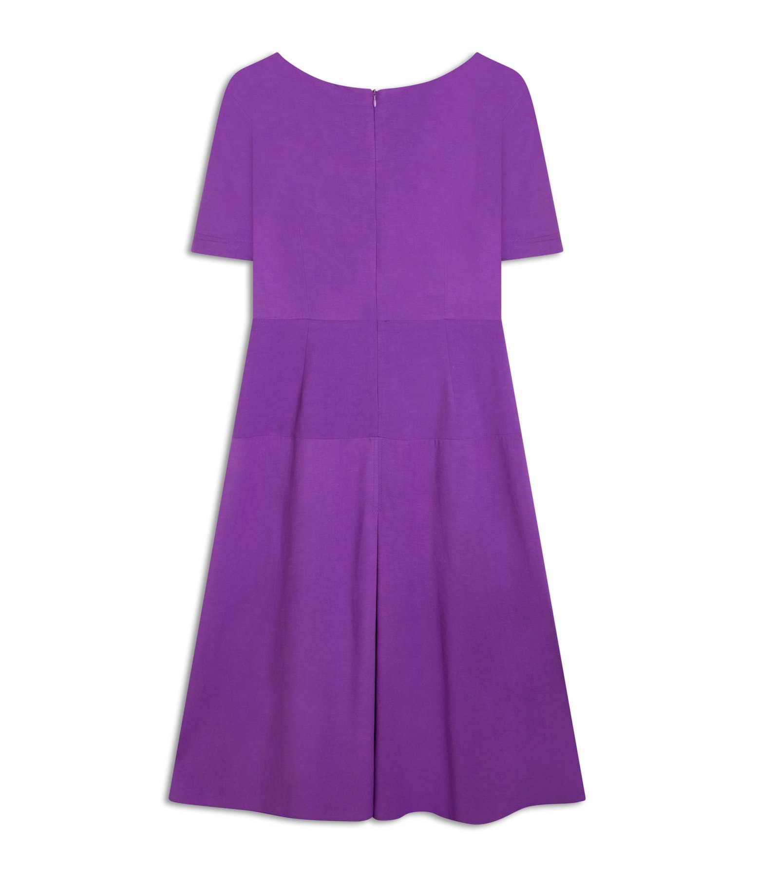 Vestido Linho  Ina  Liso Lilas
