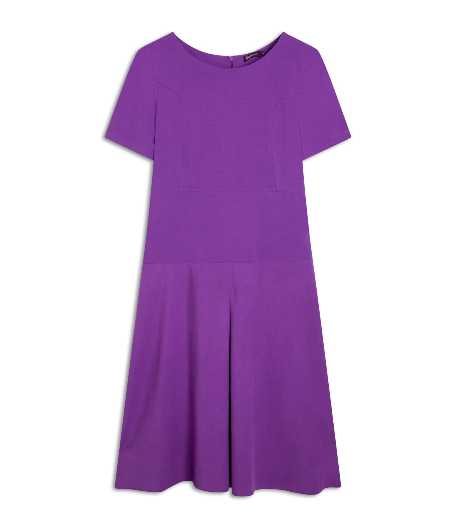 Vestido Linho  Ina  Liso Lilas
