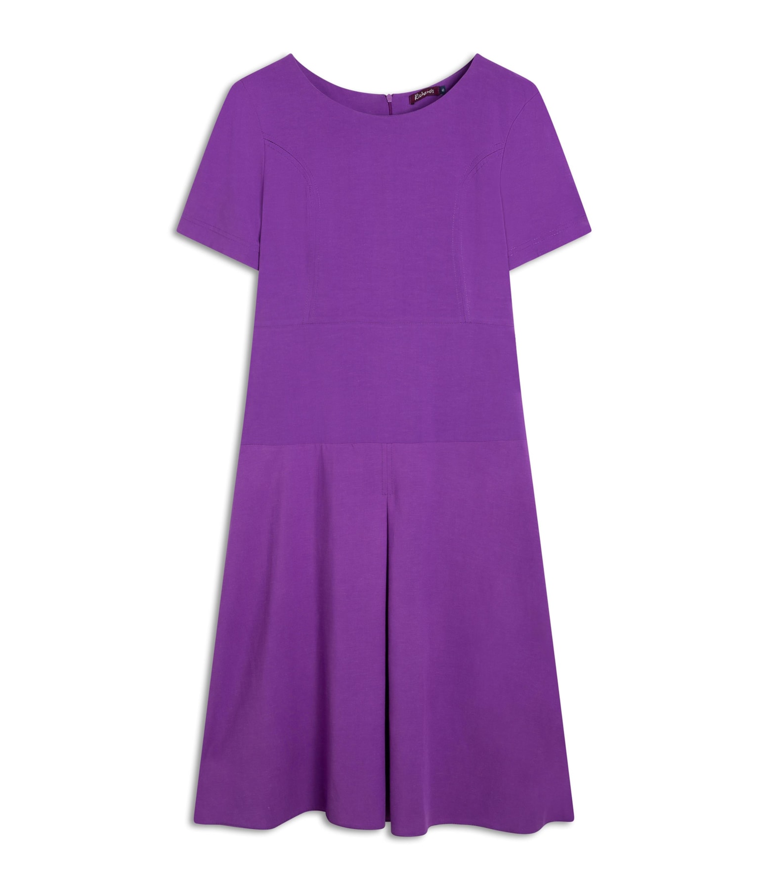 Vestido Linho  Ina  Liso Lilas
