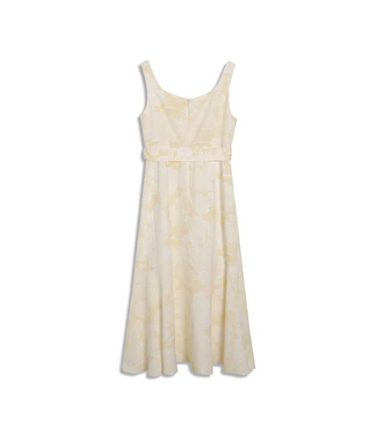Vestido Linho  Iris  Est Monobeach Amarelo