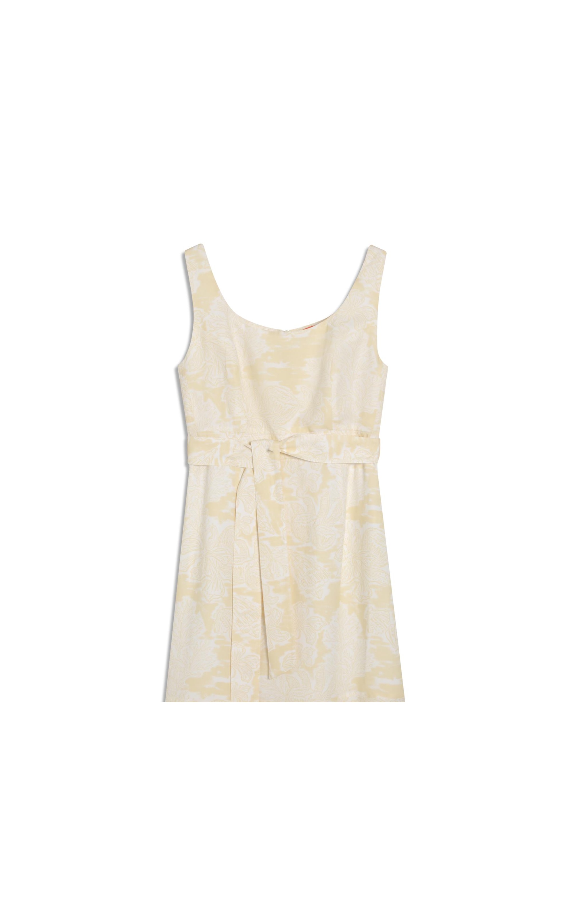 Vestido Linho  Iris  Est Monobeach Amarelo