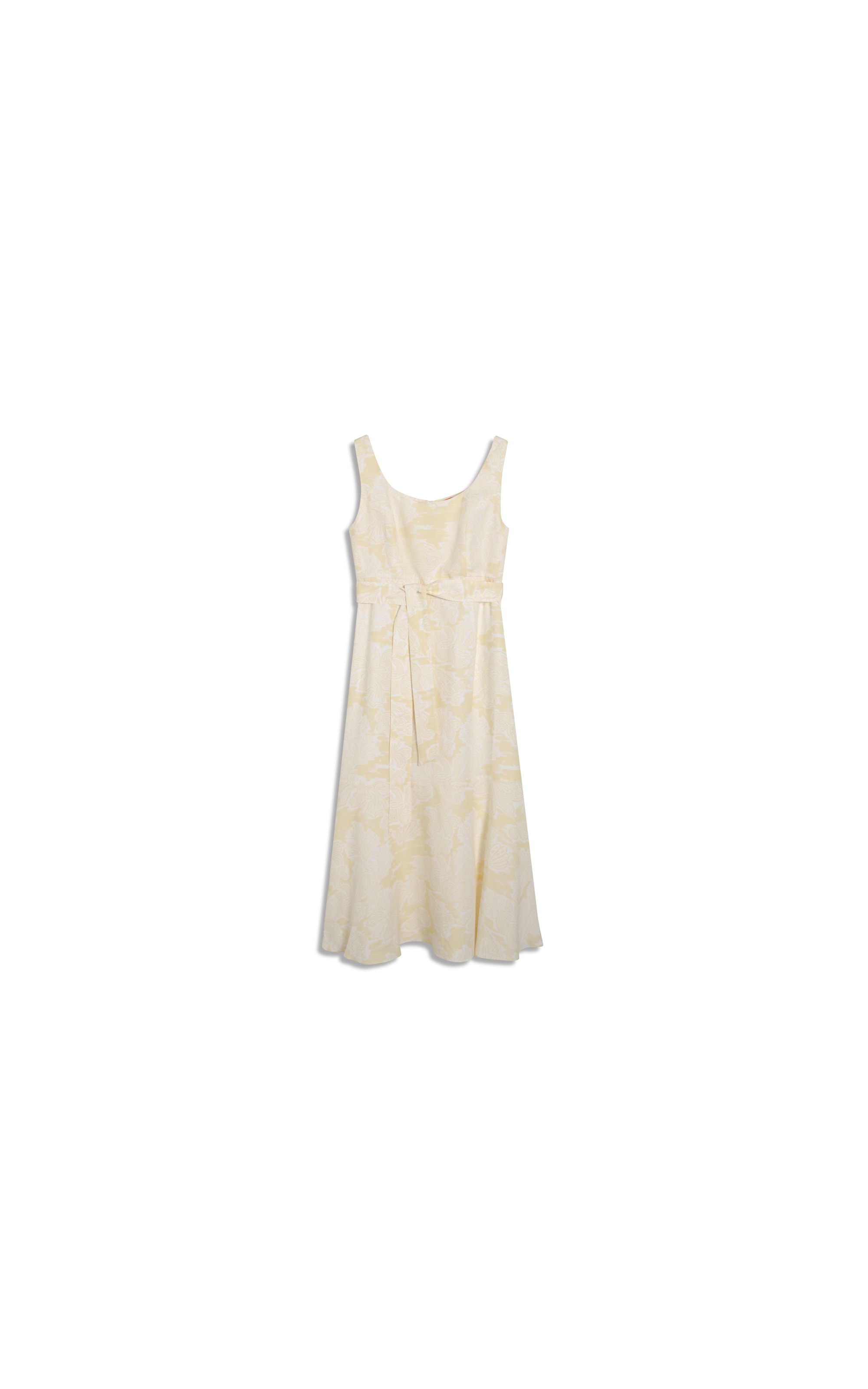 Vestido Linho  Iris  Est Monobeach Amarelo