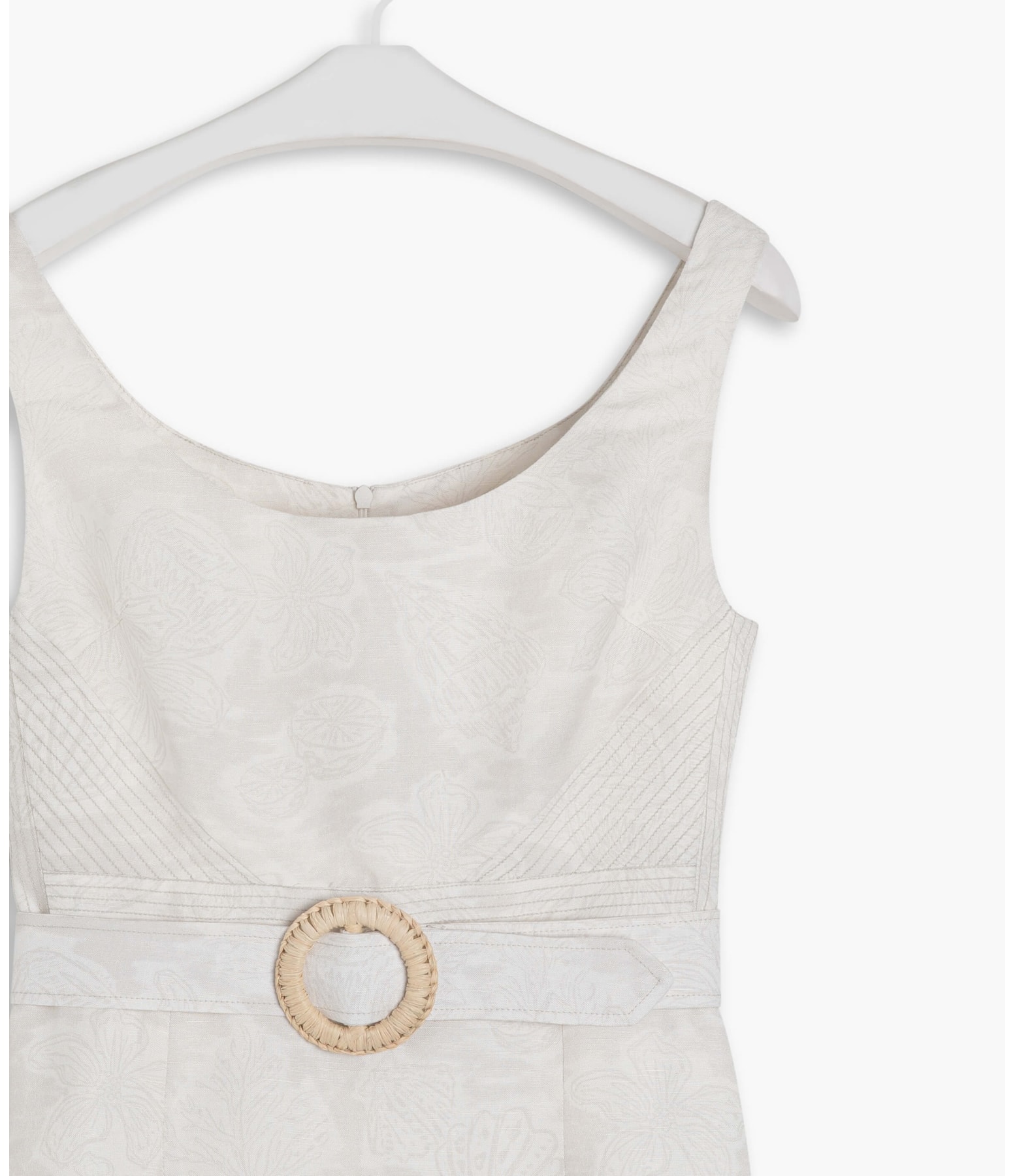 Vestido Linho  Iris  Est Monobeach Prata