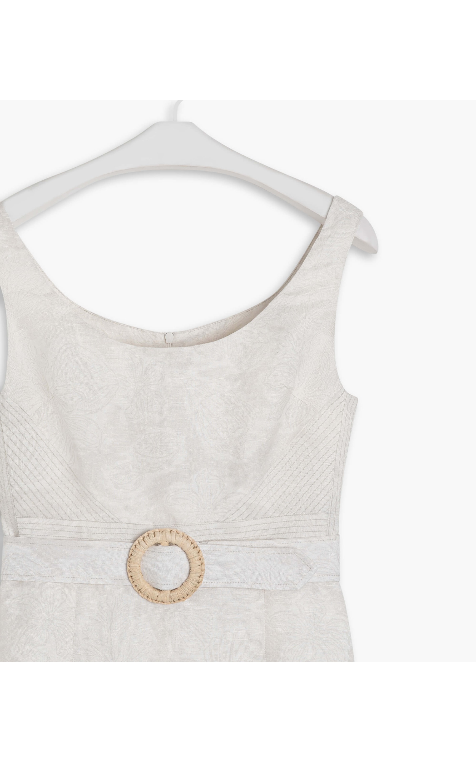 Vestido Linho  Iris  Est Monobeach Prata