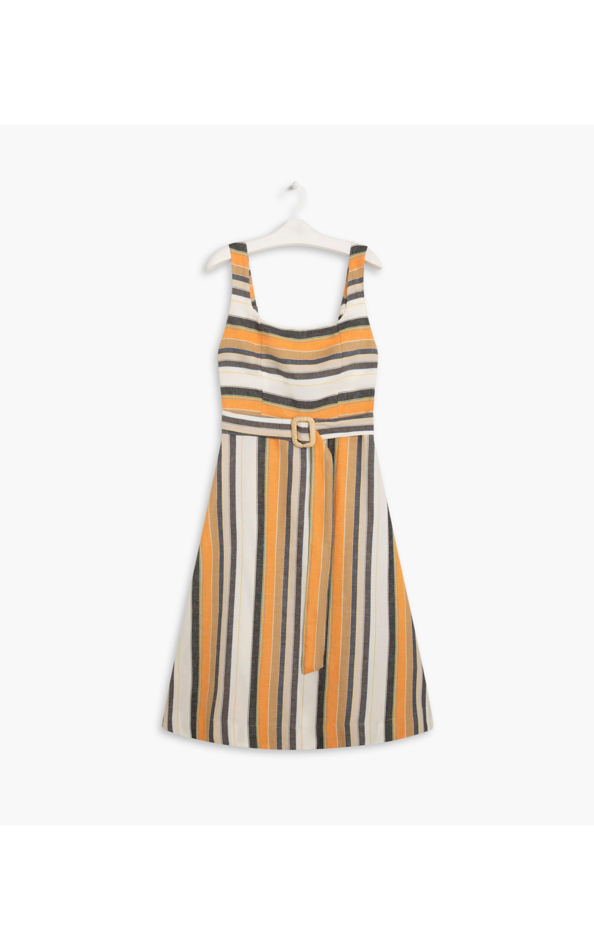 Vestido Linho  Isabela Laranja