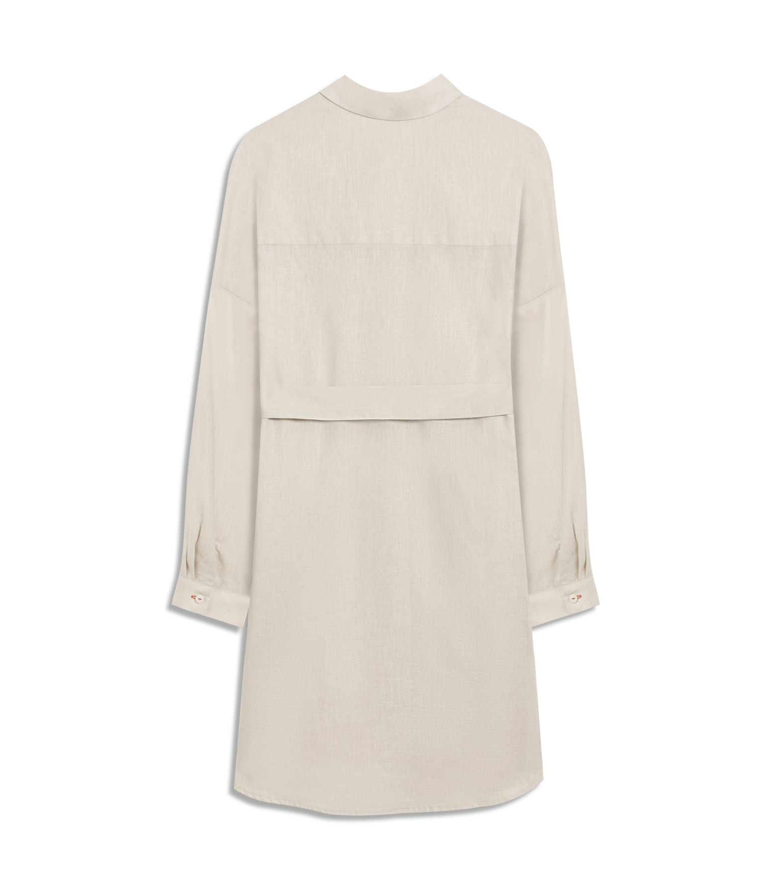 Vestido Linho  Ischia  Liso Bege