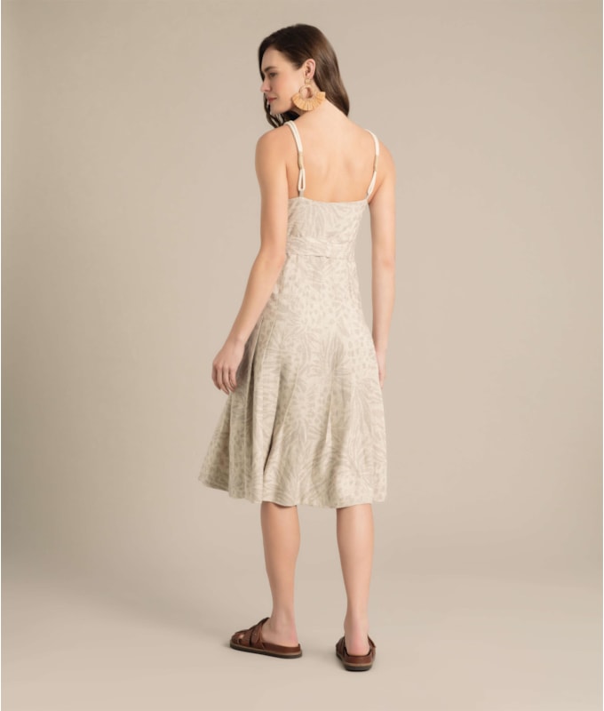 Vestido Linho  Liz  Est Abacaxi Sandy