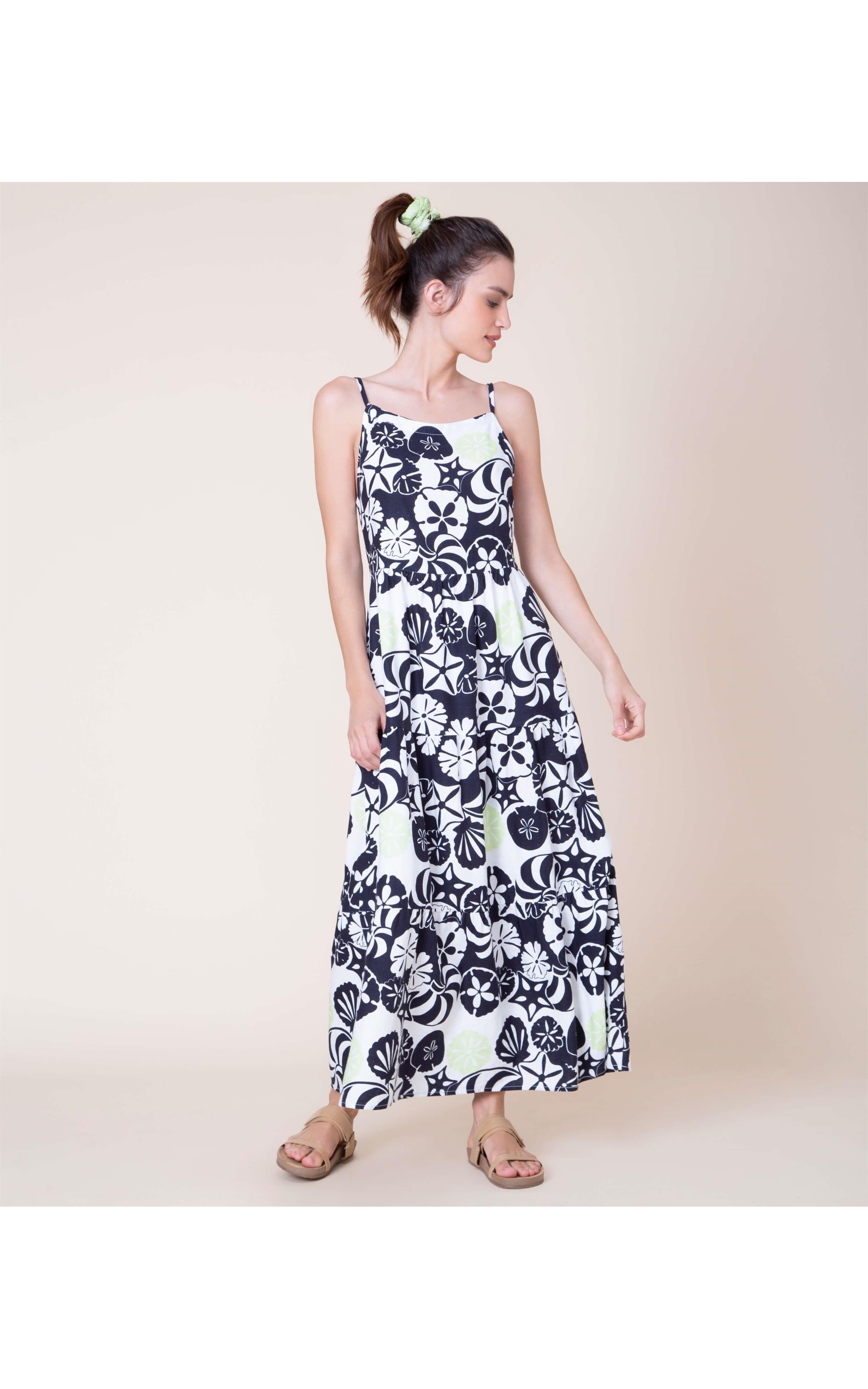 Vestido Linho  Marau Búzios Dark Navy