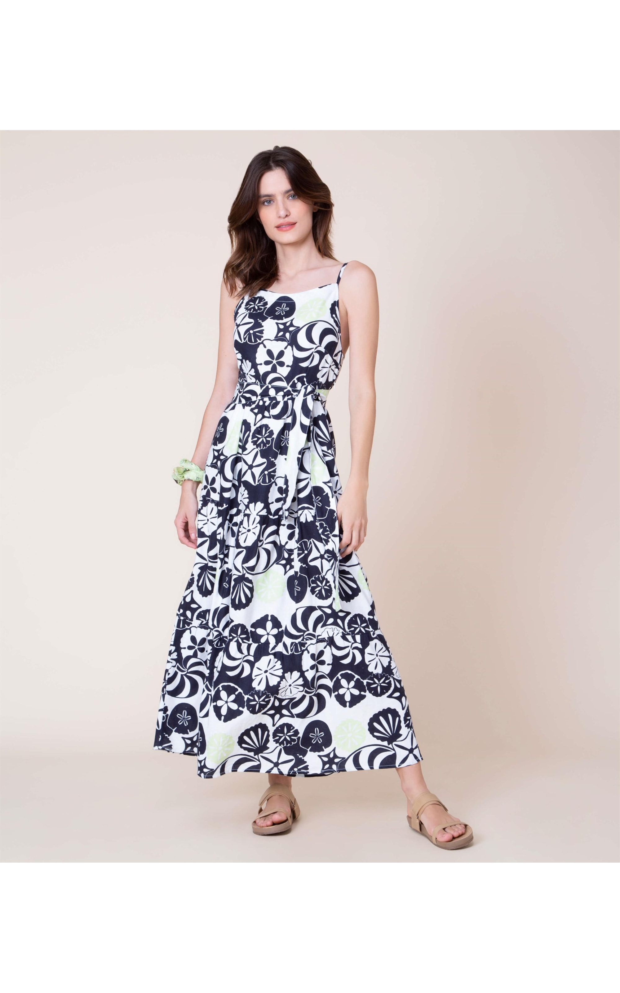 Vestido Linho  Marau Búzios Dark Navy