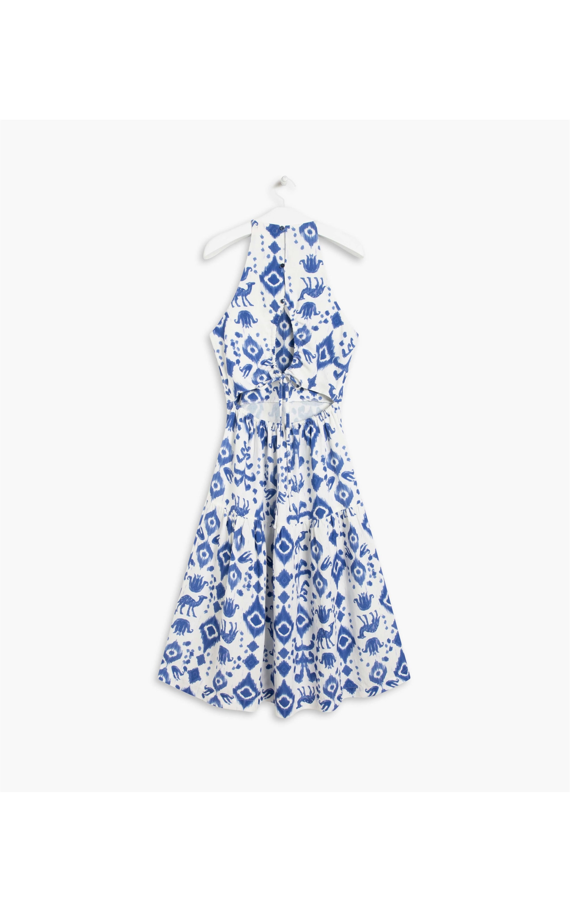 Vestido Linho  Maresias  Est Camel Hortencia