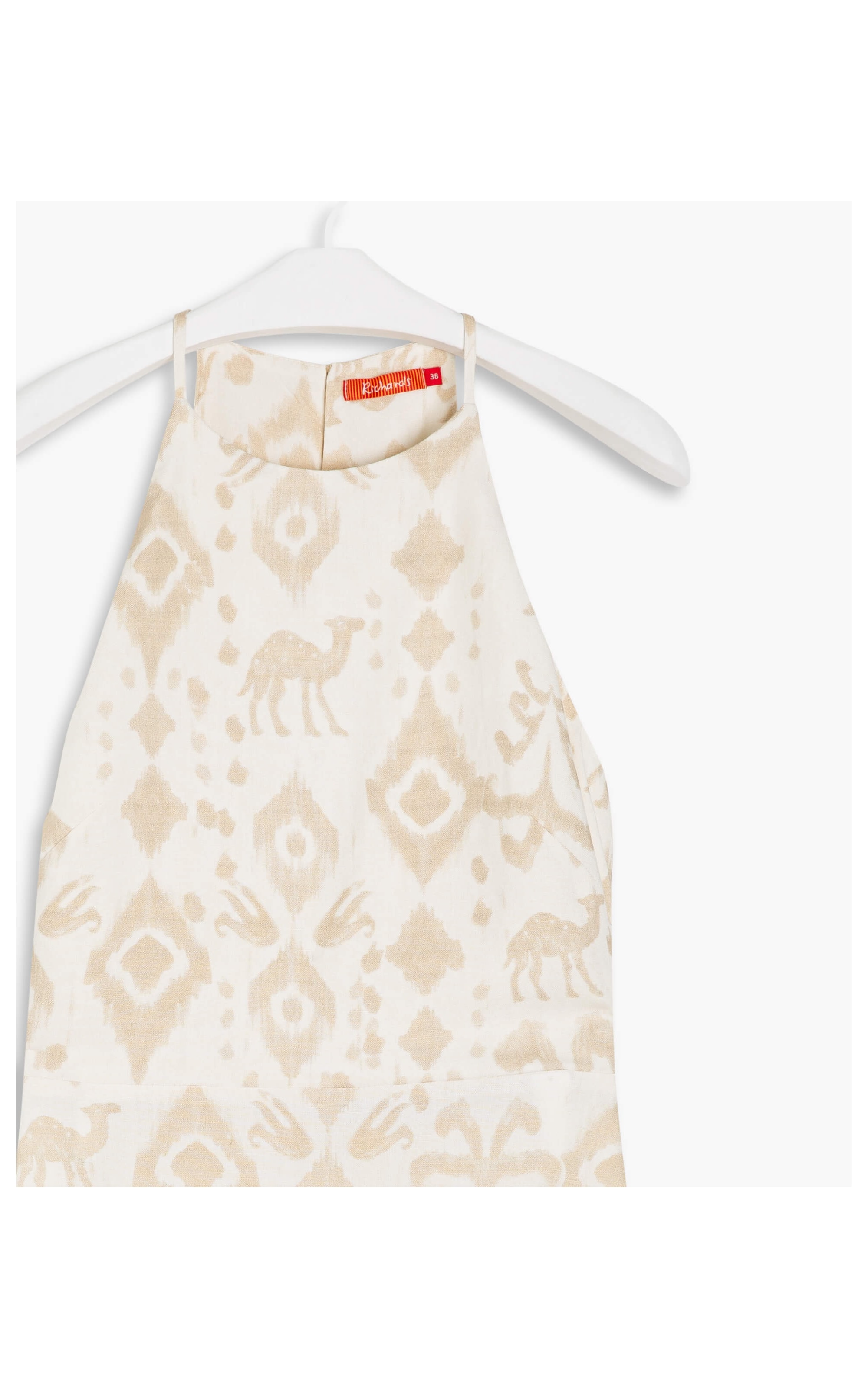 Vestido Linho  Maresias  Est Camel Sandy