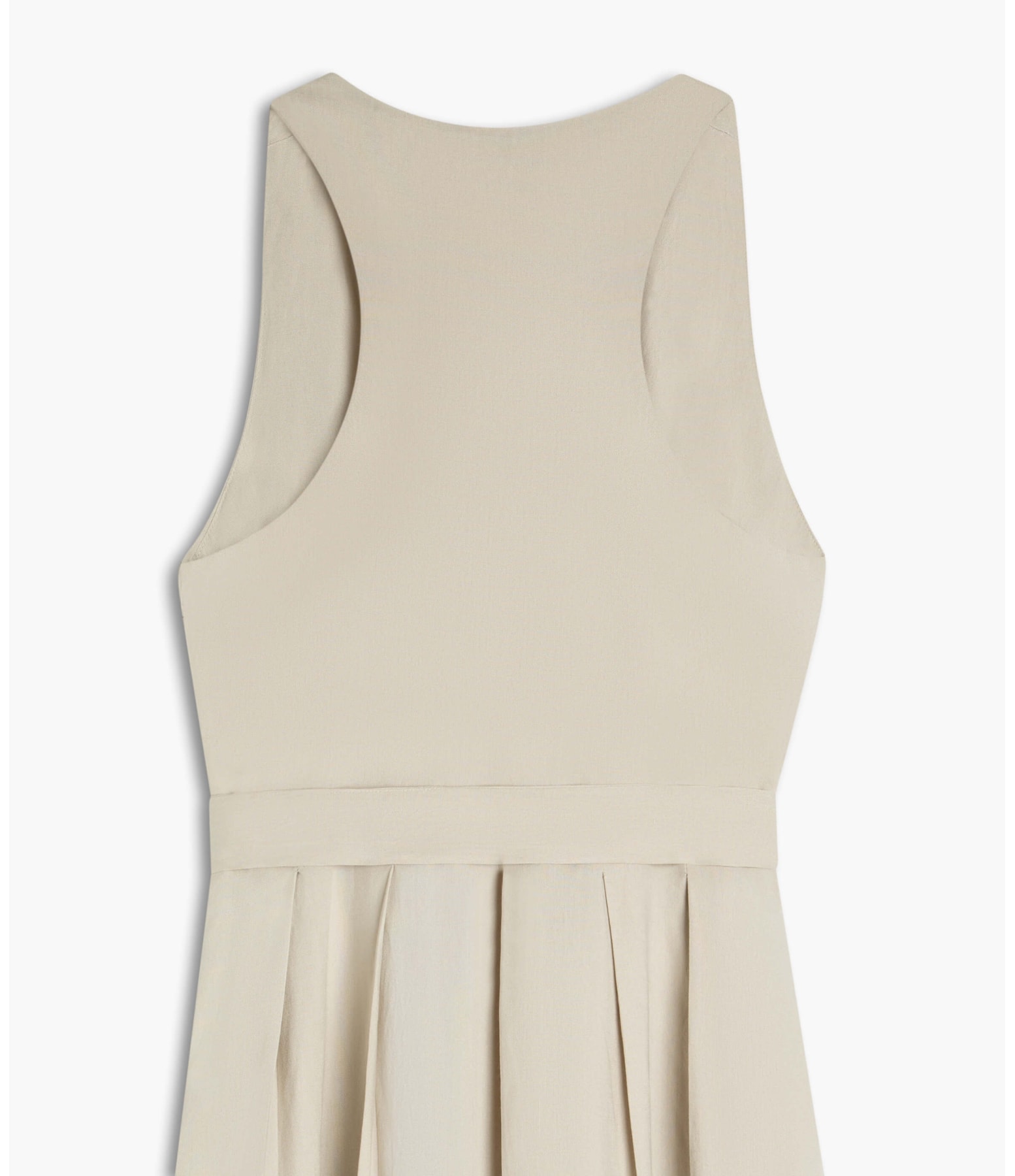 Vestido Linho  Mei  Liso Gelo