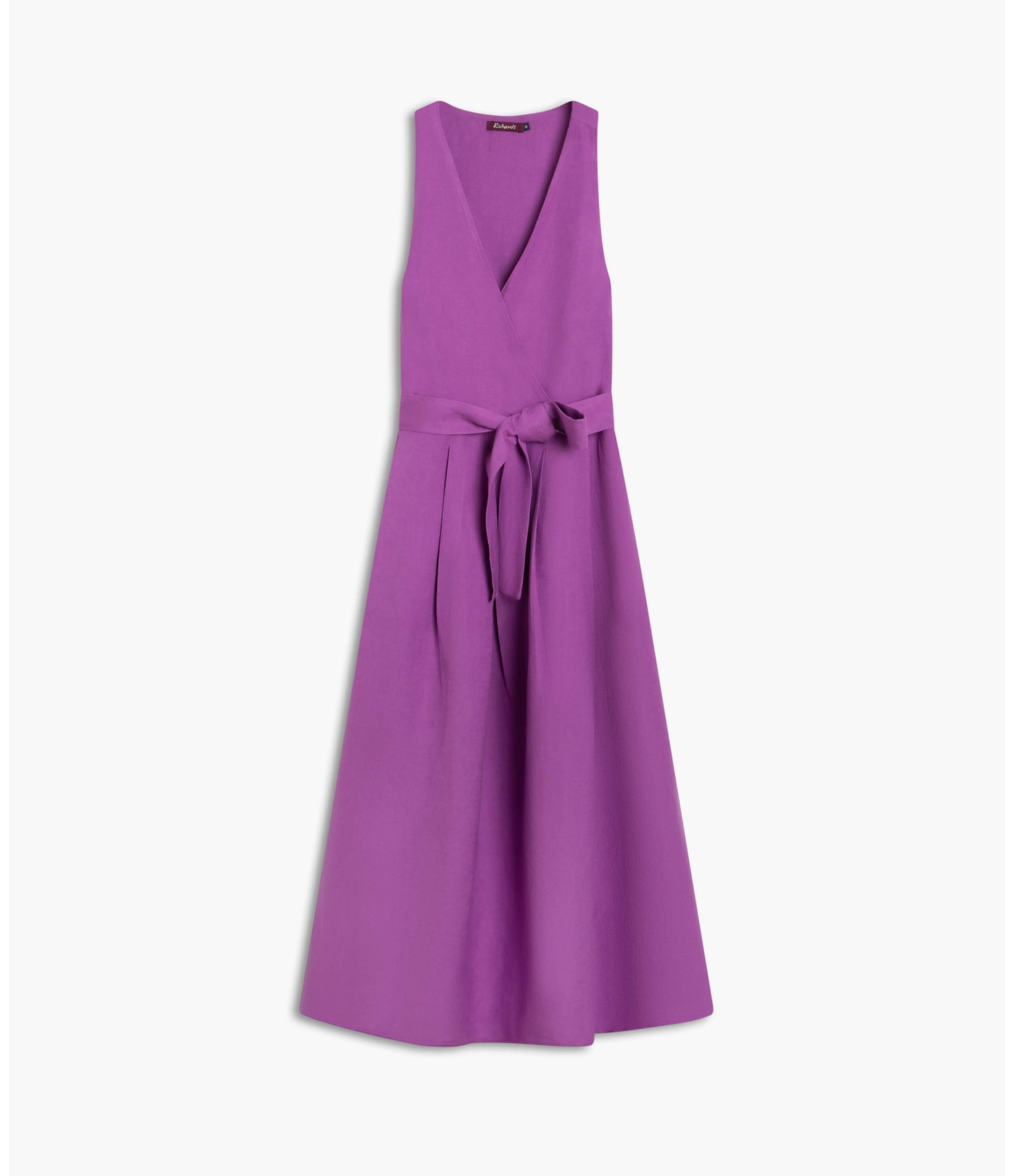 Vestido Linho  Mei  Liso Violeta