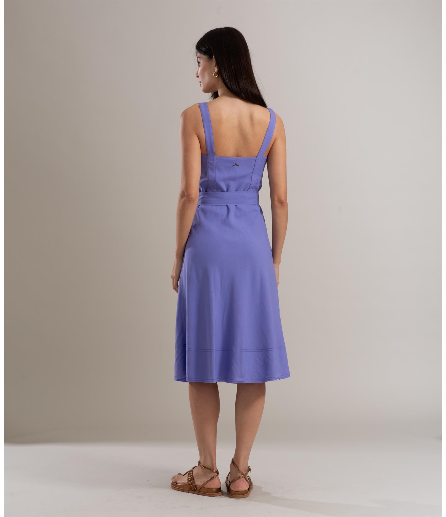 Vestido Linho  Mila Violeta