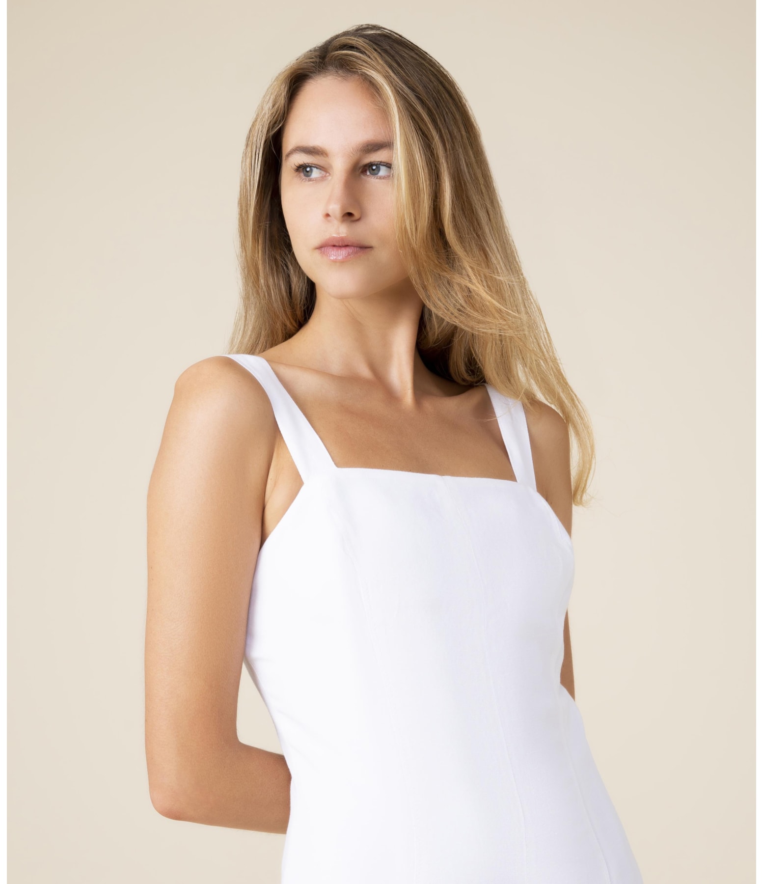 Vestido Linho  Naples Branco