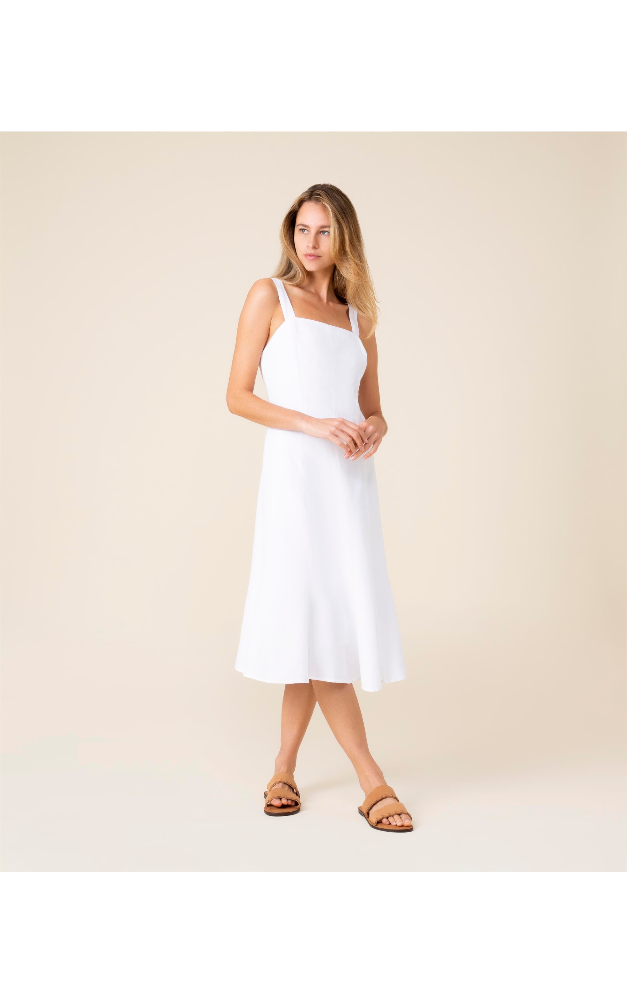Vestido Linho  Naples Branco