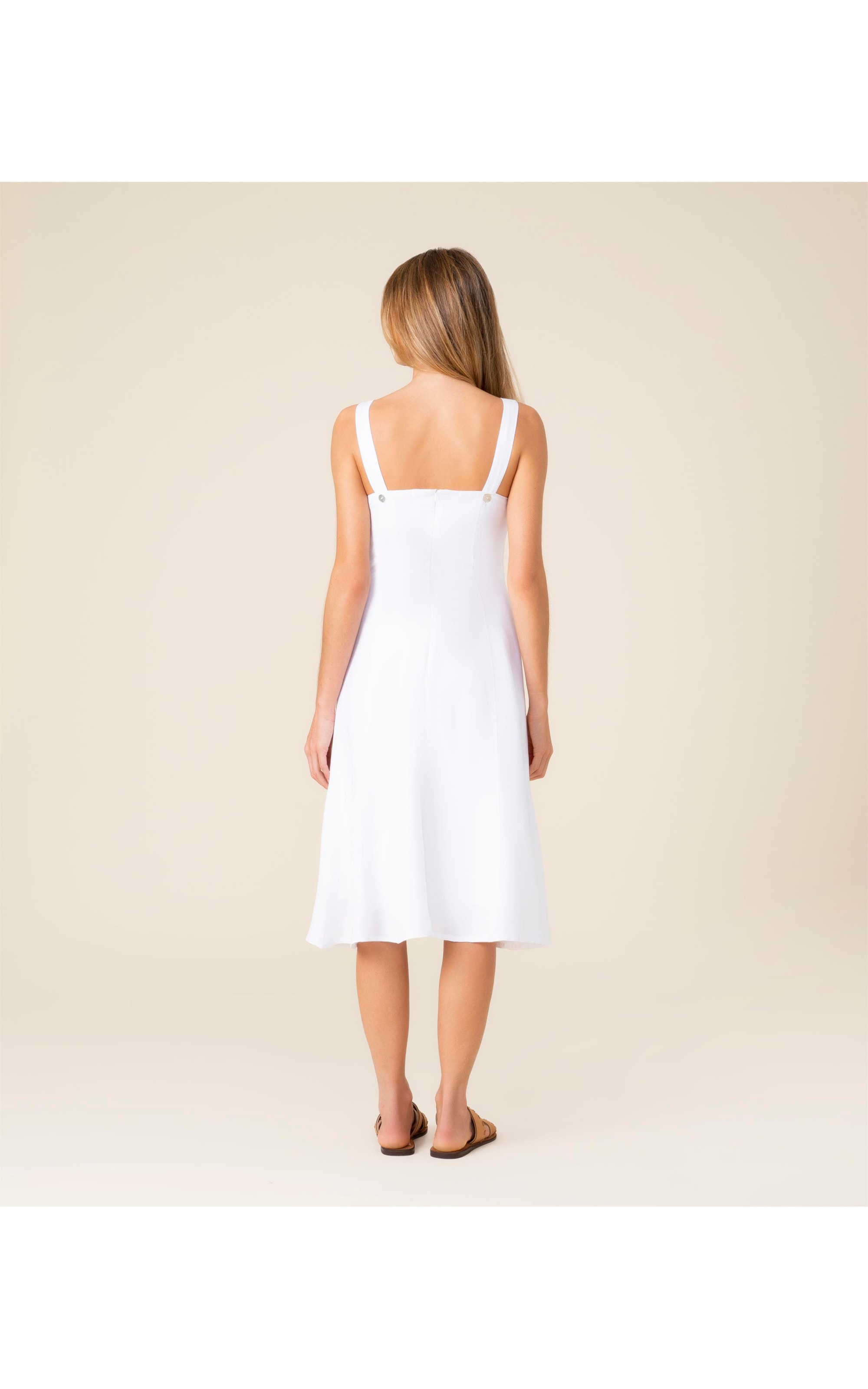 Vestido Linho  Naples Branco