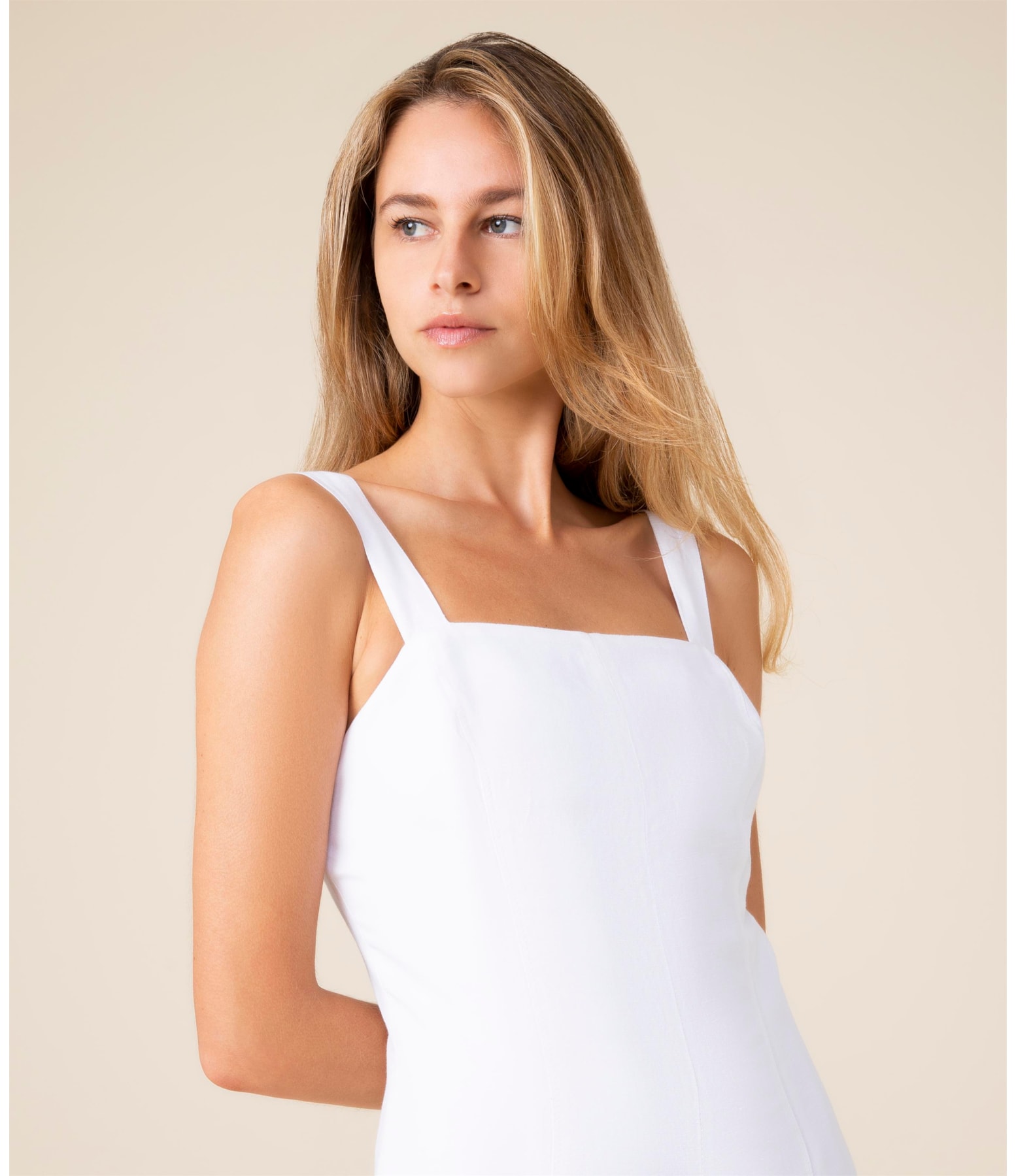 Vestido Linho  Naples Branco