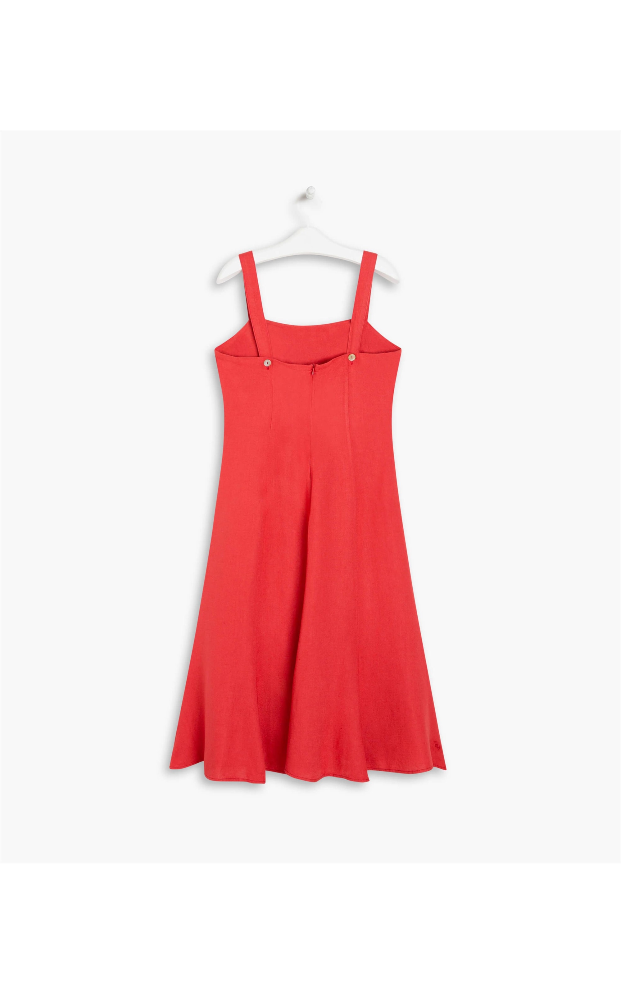 Vestido Linho  Naples Vermelho