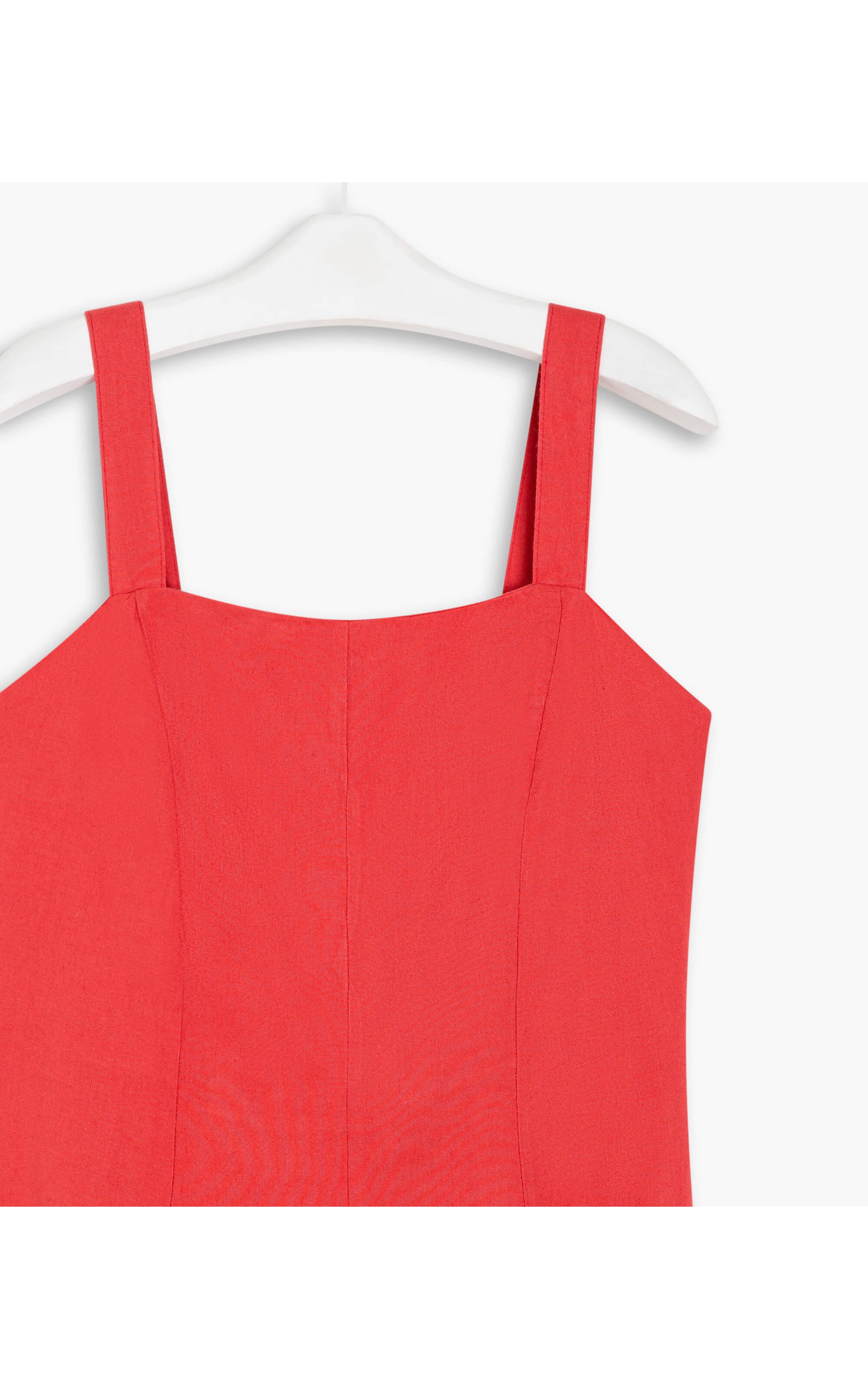 Vestido Linho  Naples Vermelho
