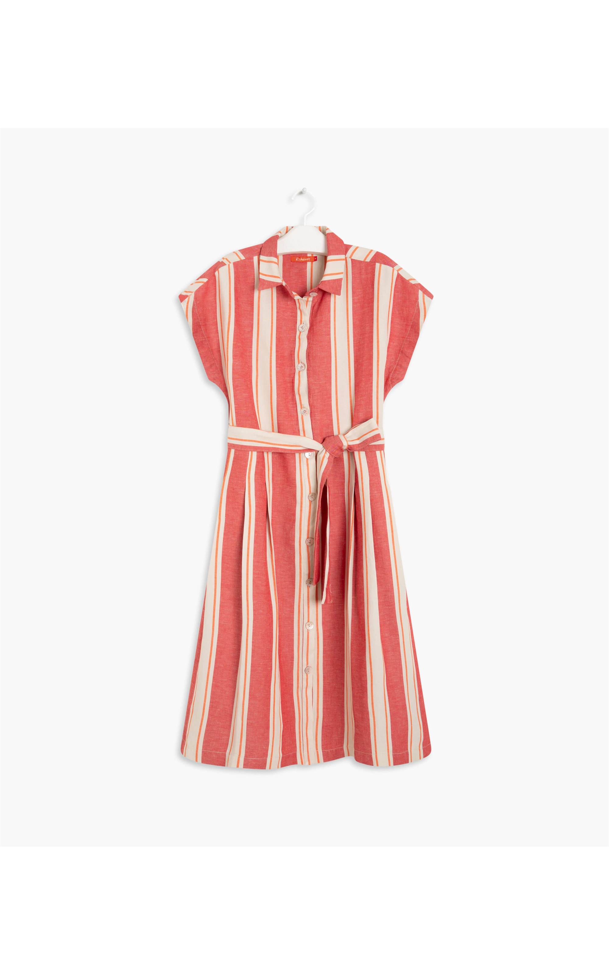 Vestido Linho  Sina Vermelho