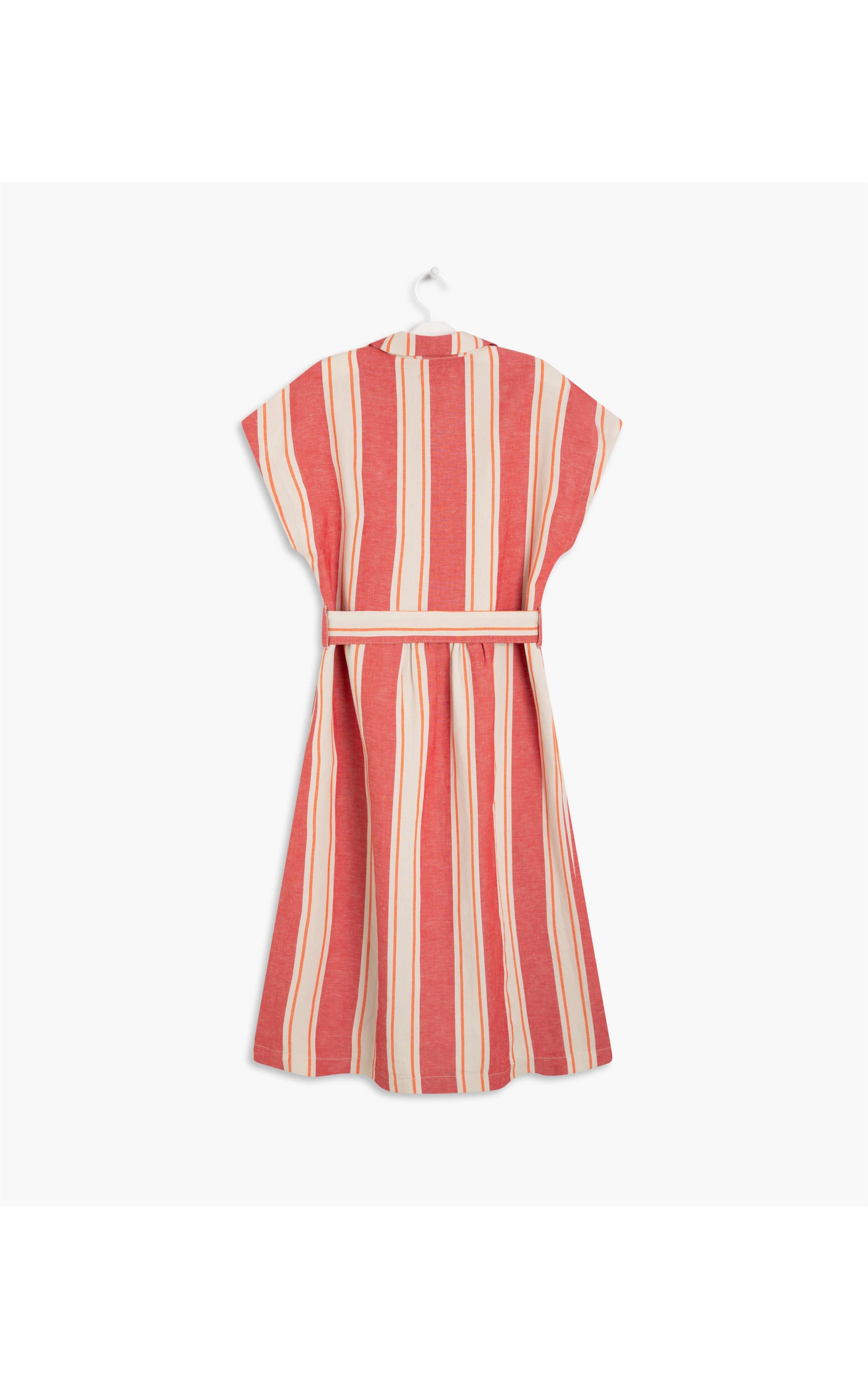 Vestido Linho  Sina Vermelho