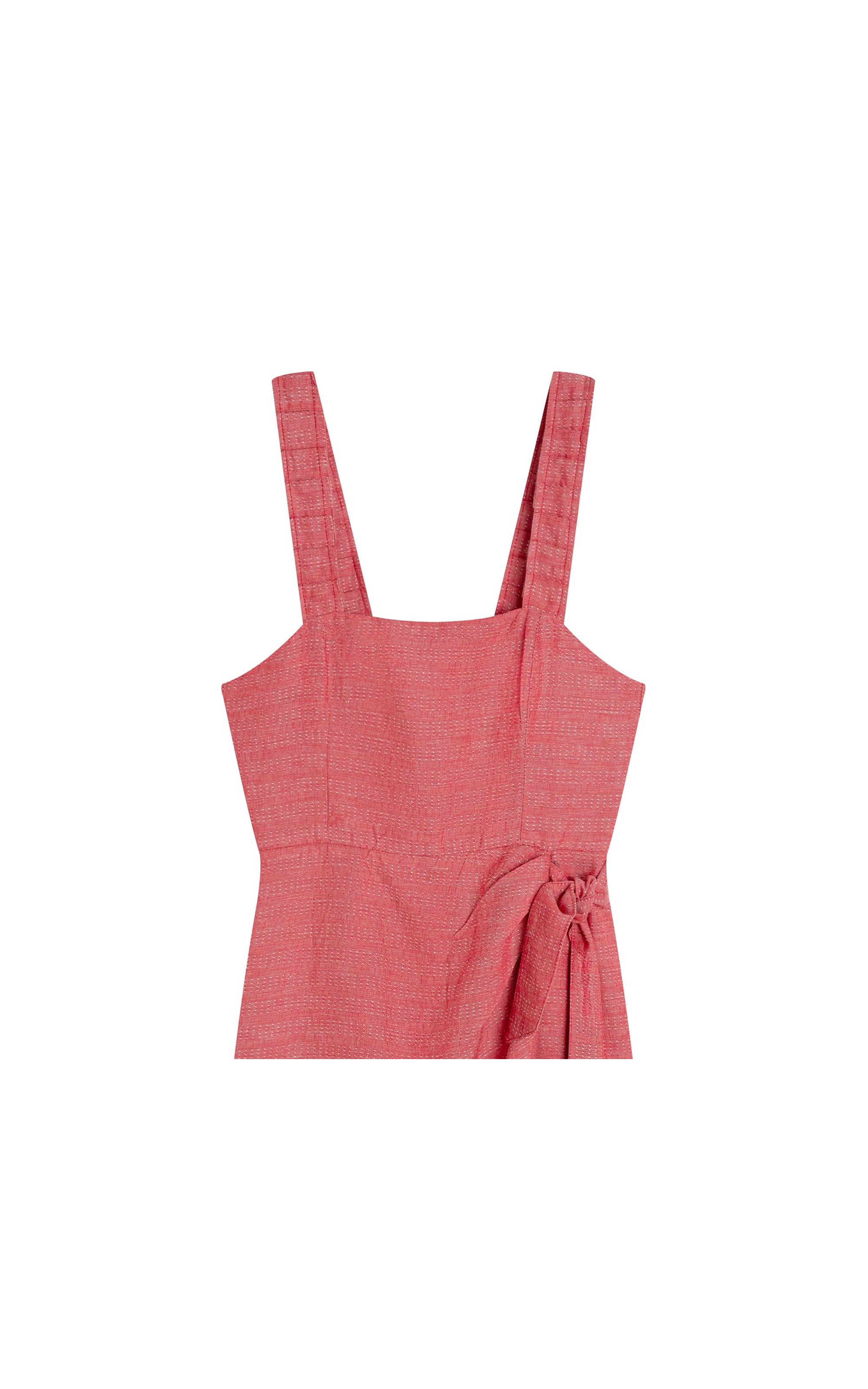 Vestido Linho  Titi  Ft Vermelho