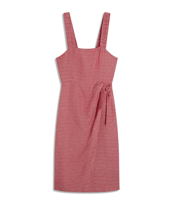 Vestido Linho  Titi  Ft Vermelho
