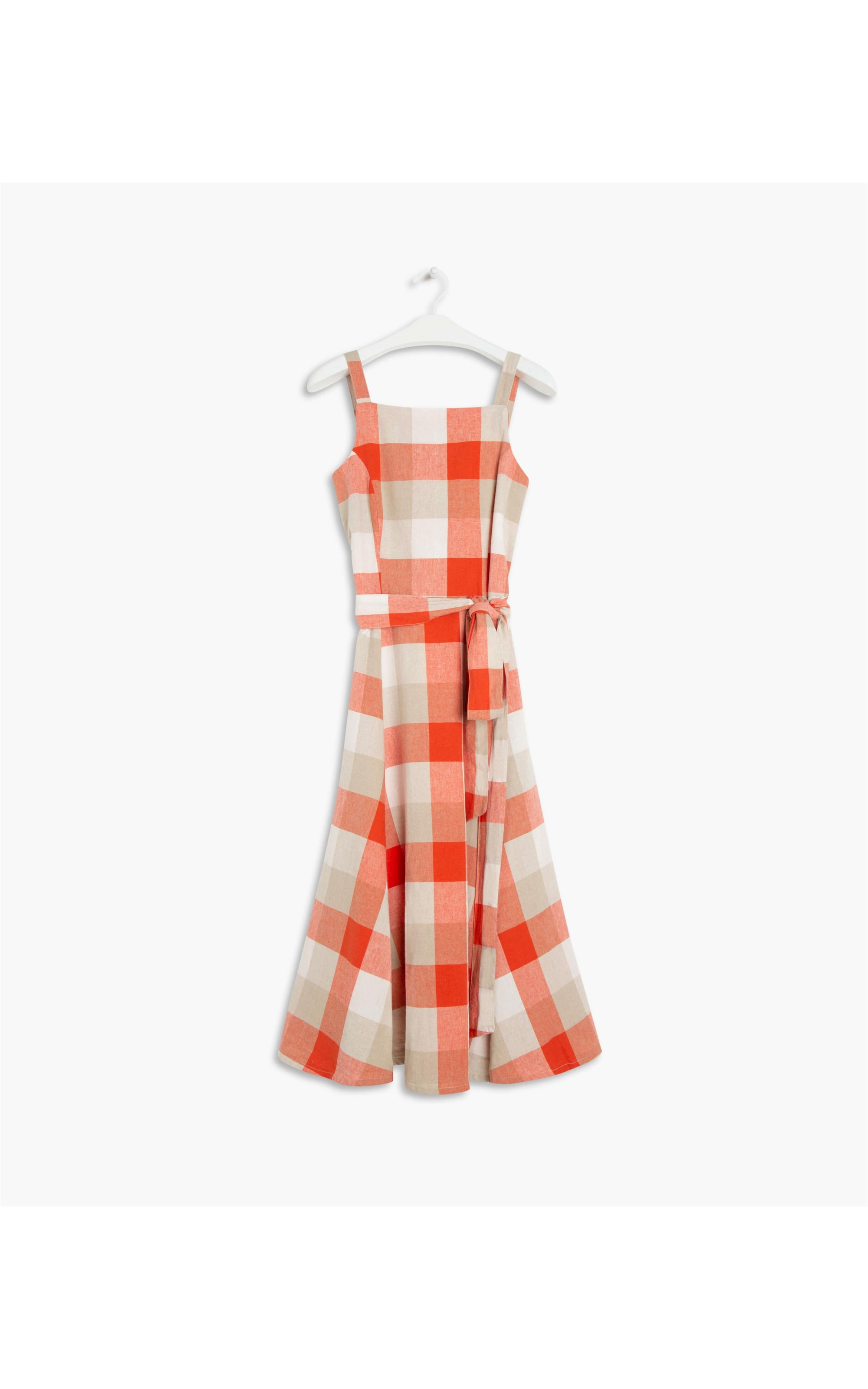 Vestido Linho  Trento Vermelho