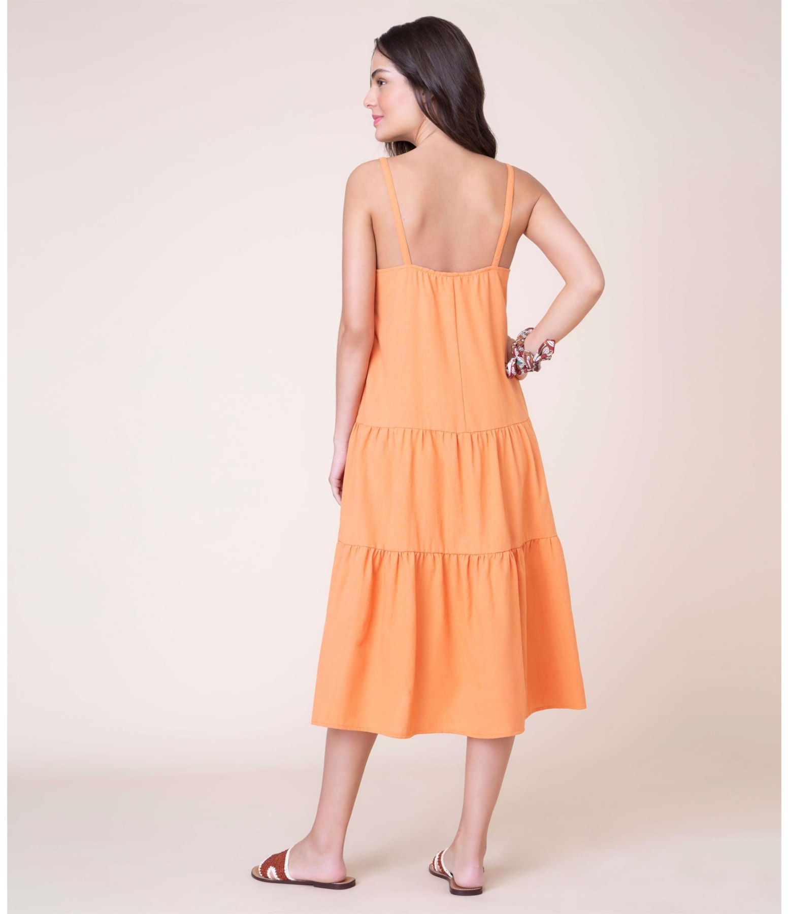  Vestido Linho  Trevi Terra