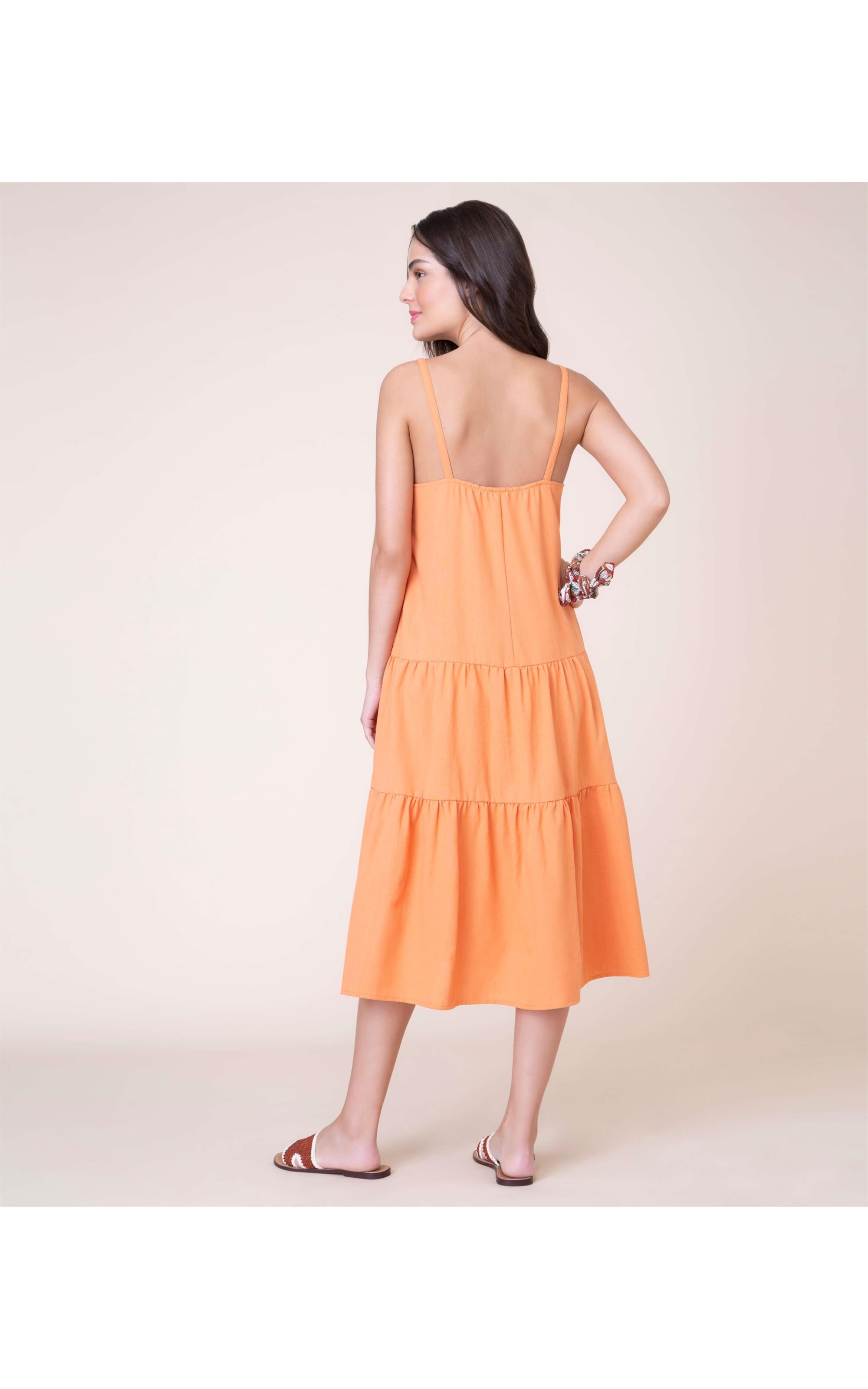  Vestido Linho  Trevi Terra