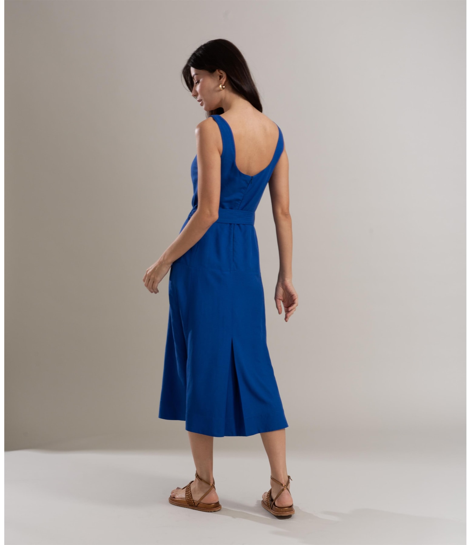 Vestido Linho  Triz Royal