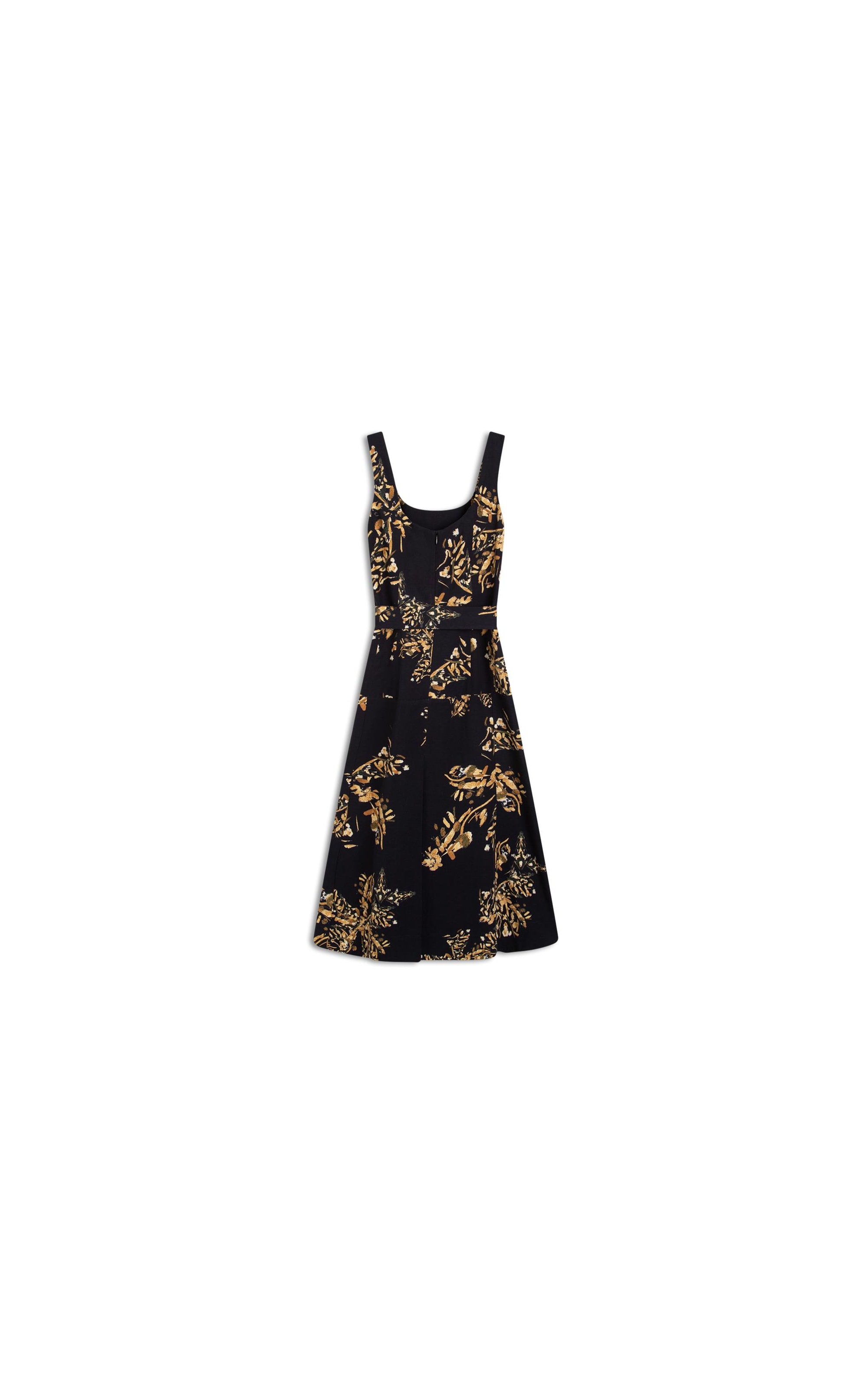 Vestido Linho  Triz  Splatter Preto