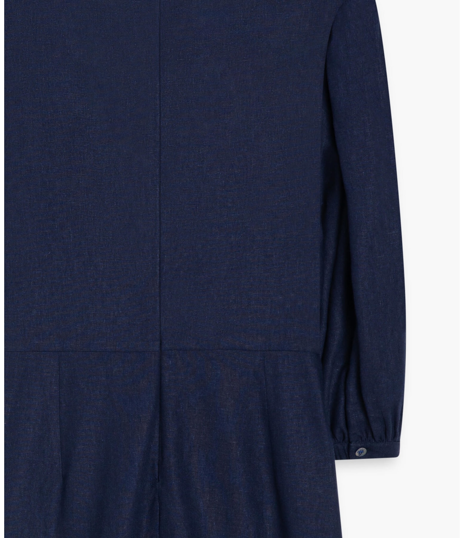 Vestido Linho  Umi  Liso Dark Navy