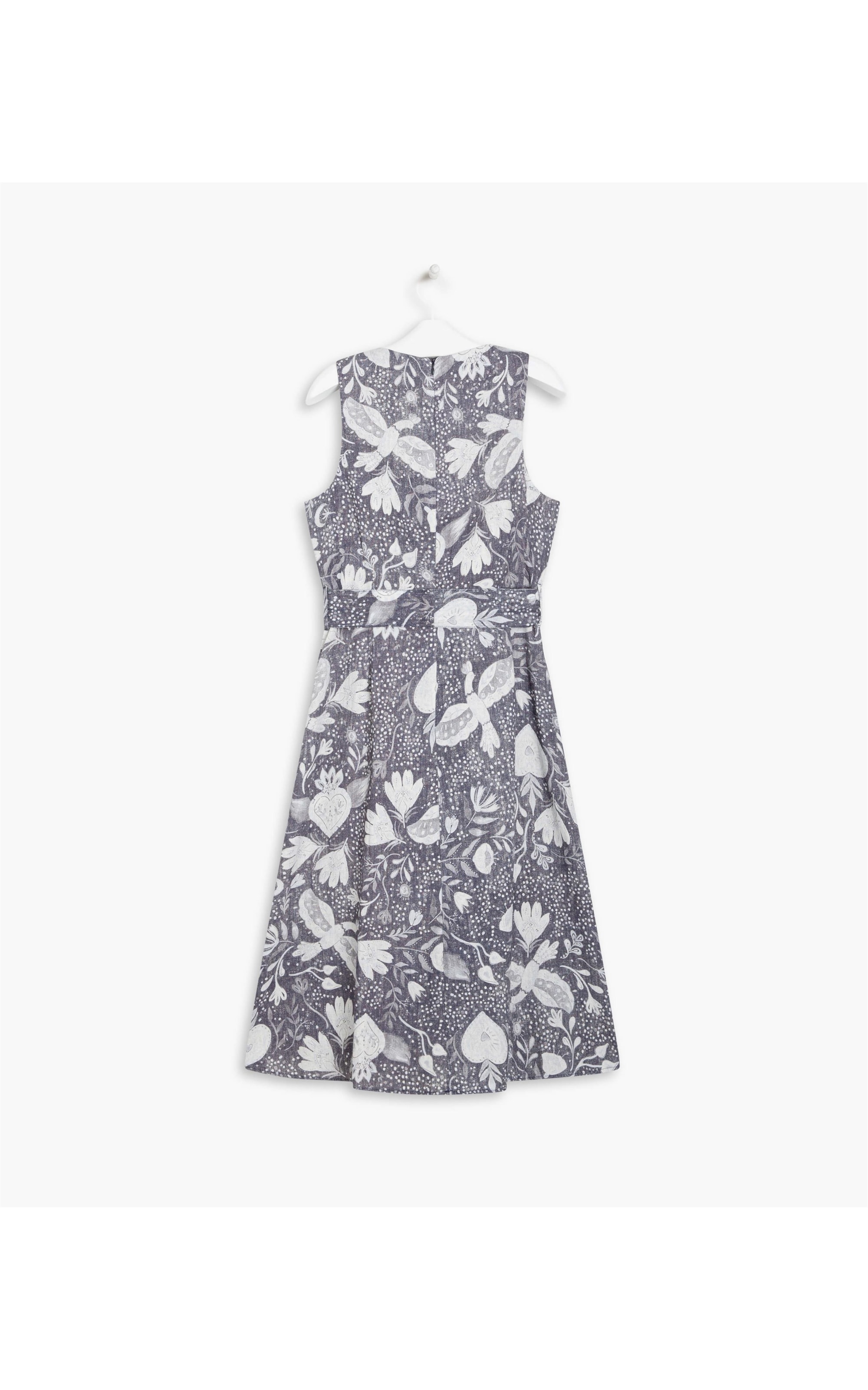 Vestido Linho  Vero Corazon Purple Blue