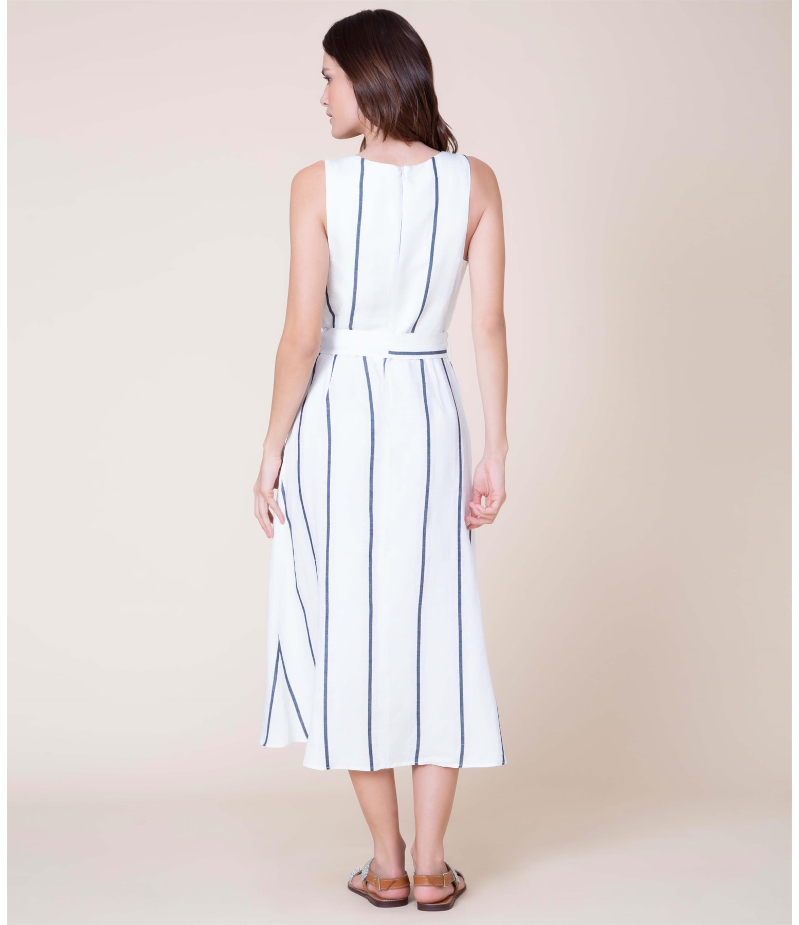 Vestido Linho  Vero Marinho